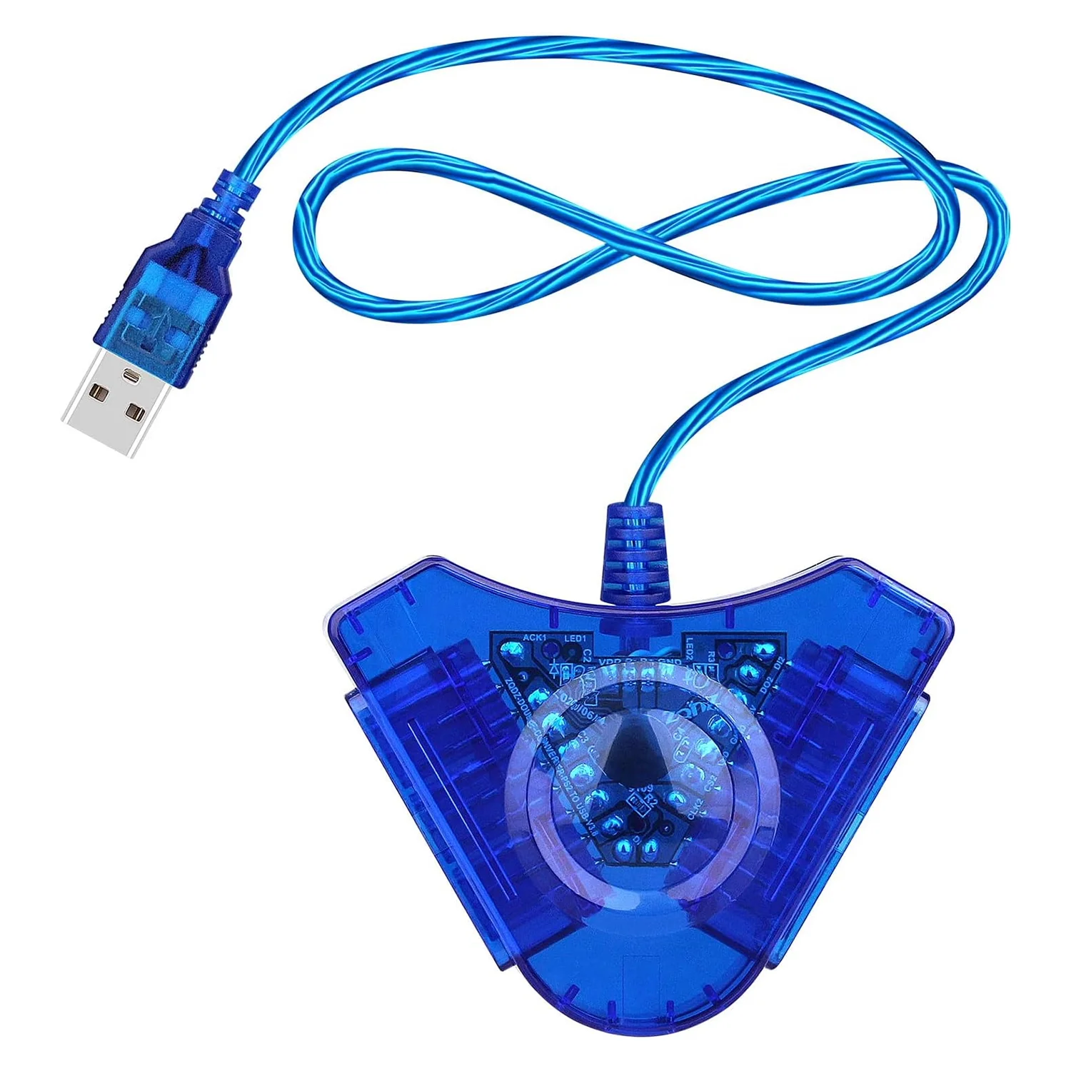 Adaptador USB para PS2 com 2 Saídas