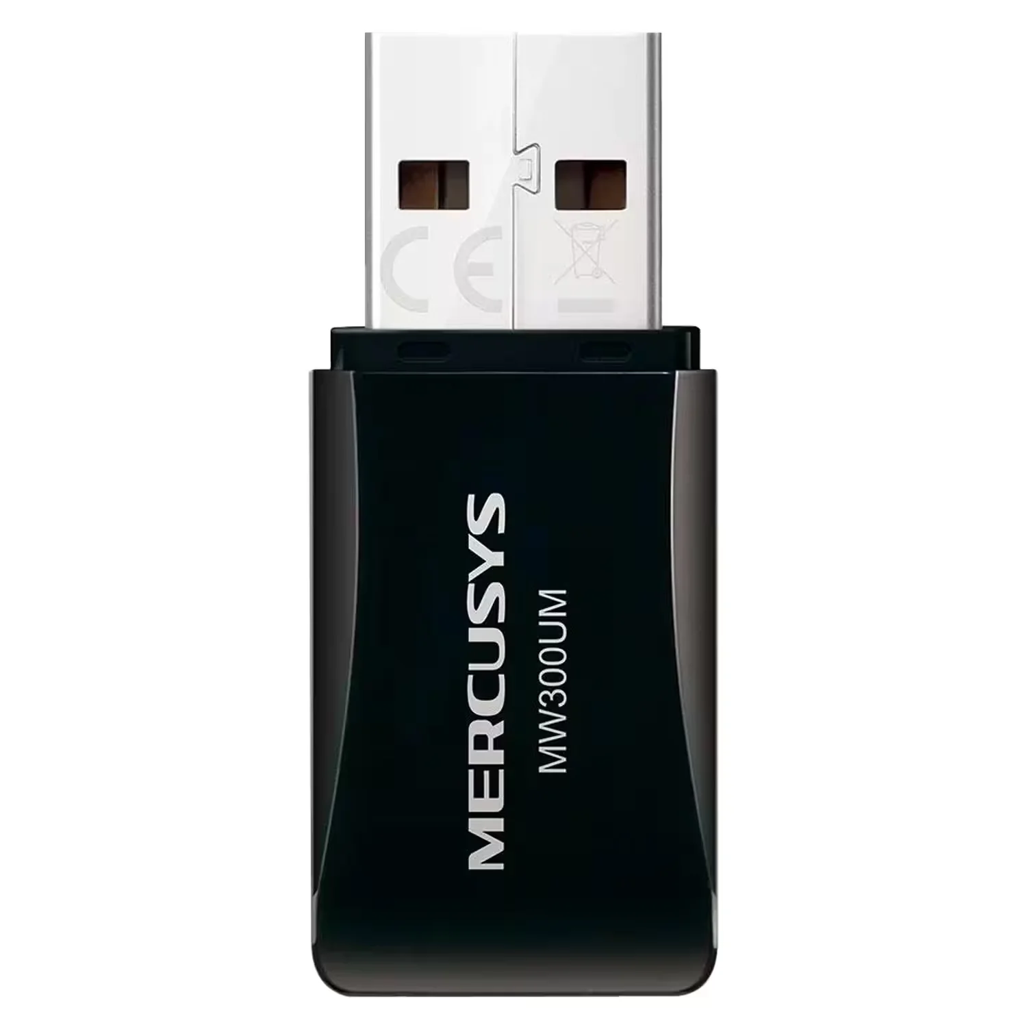 Adaptador WiFi Mercusys MW300UM USB 300 Mbps 2.4GHz - Preto