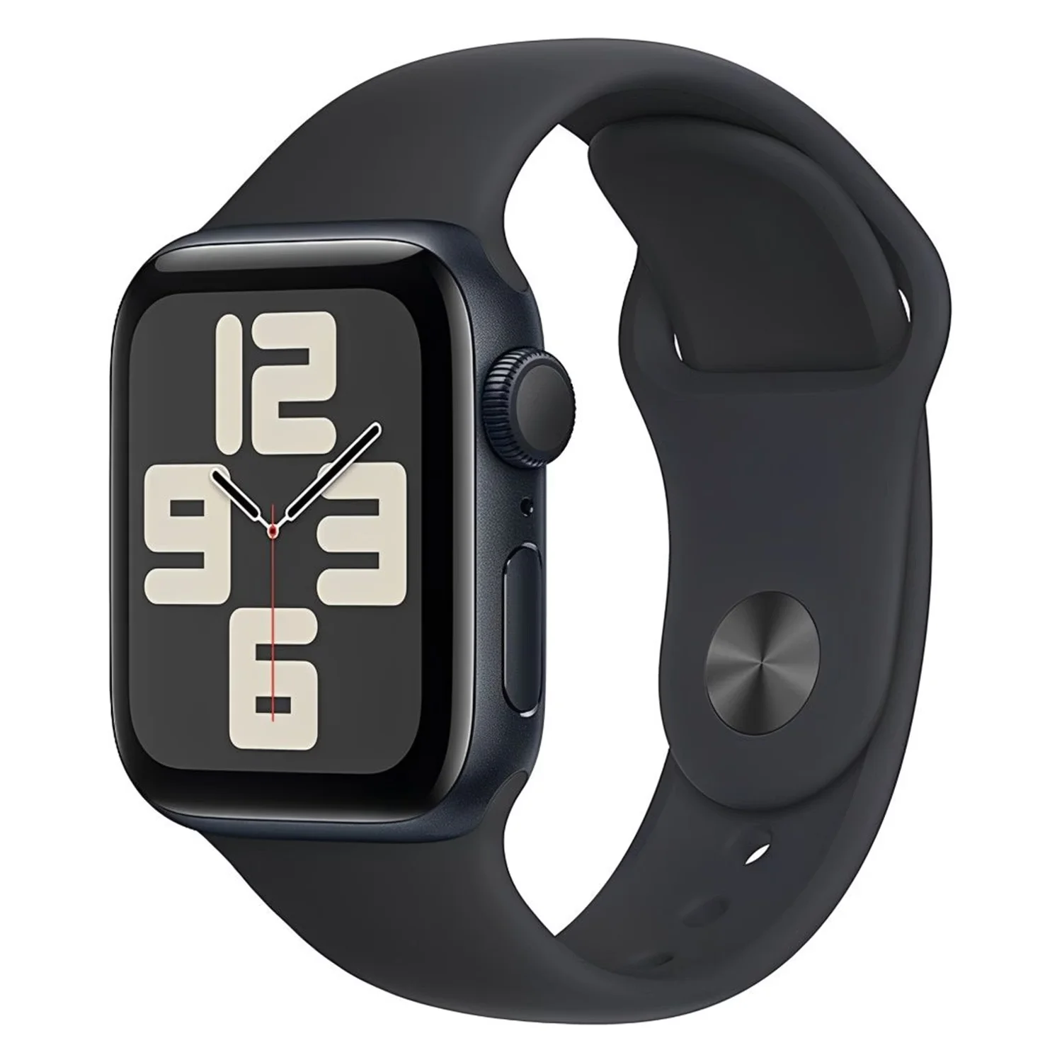 Apple Watch SE 2 2024 MXEJ3HN/A Caixa Alumínio 44mm Meia Noite - Esportiva Meia Noite S/M