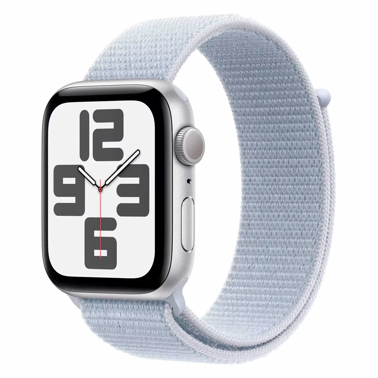 Apple Watch SE 2 2024 MXET3HN/A Caixa Alumínio 44mm Prata - Loop Esportiva Azul