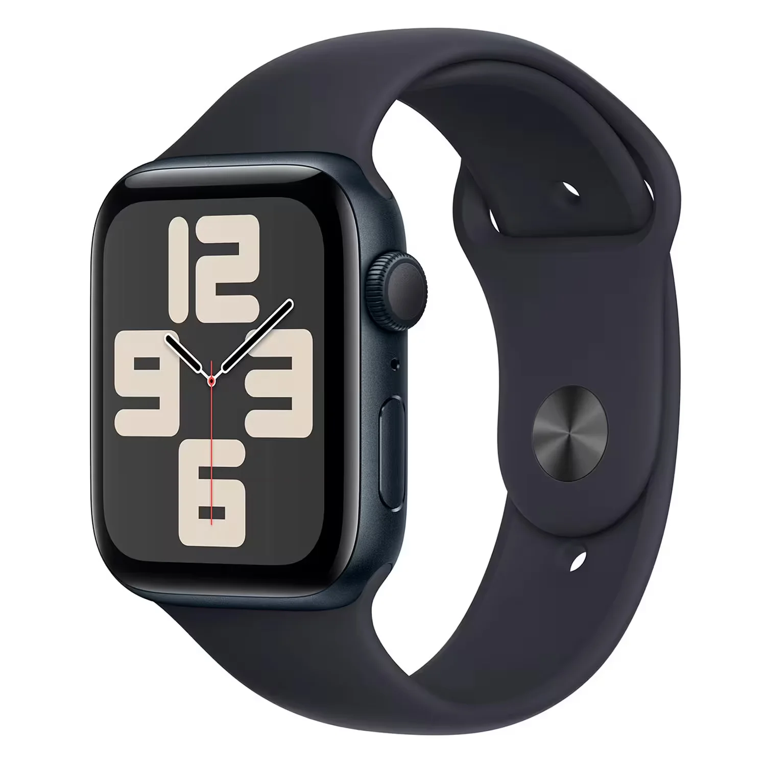 Apple Watch SE 2 MRE93LL/A Caixa Alumínio 44mm Meia Noite - Esportiva Meia Noite M/L