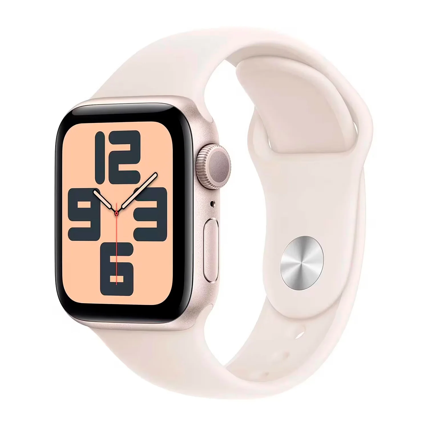 Apple Watch SE 2 MXEG3HN/A Caixa Alumínio 40mm Estelar - Esportiva Estelar M/L