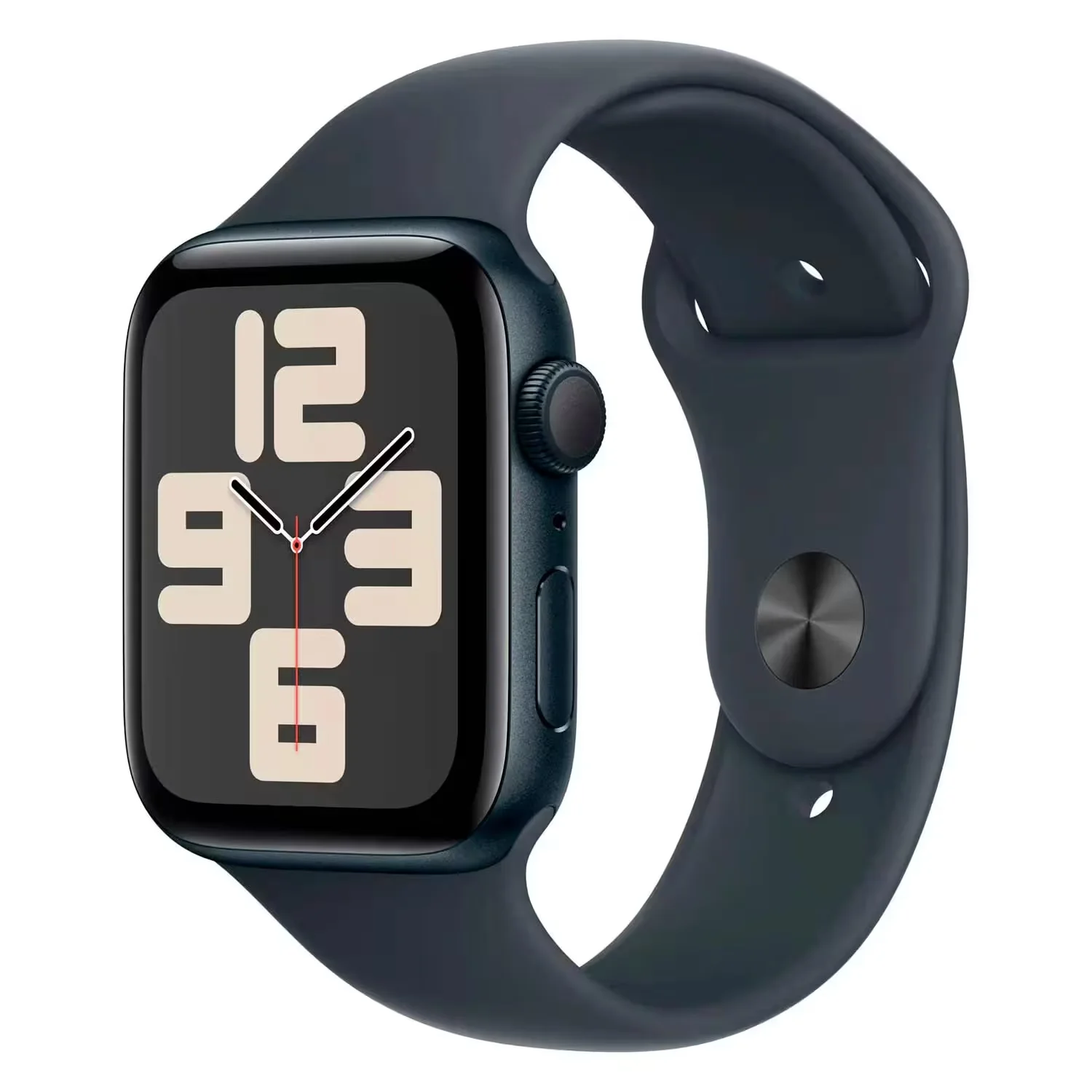 Apple Watch SE 2 MXEK3LL/A Caixa Alumínio 44mm Meia Noite - Esportiva Meia Noite M/L