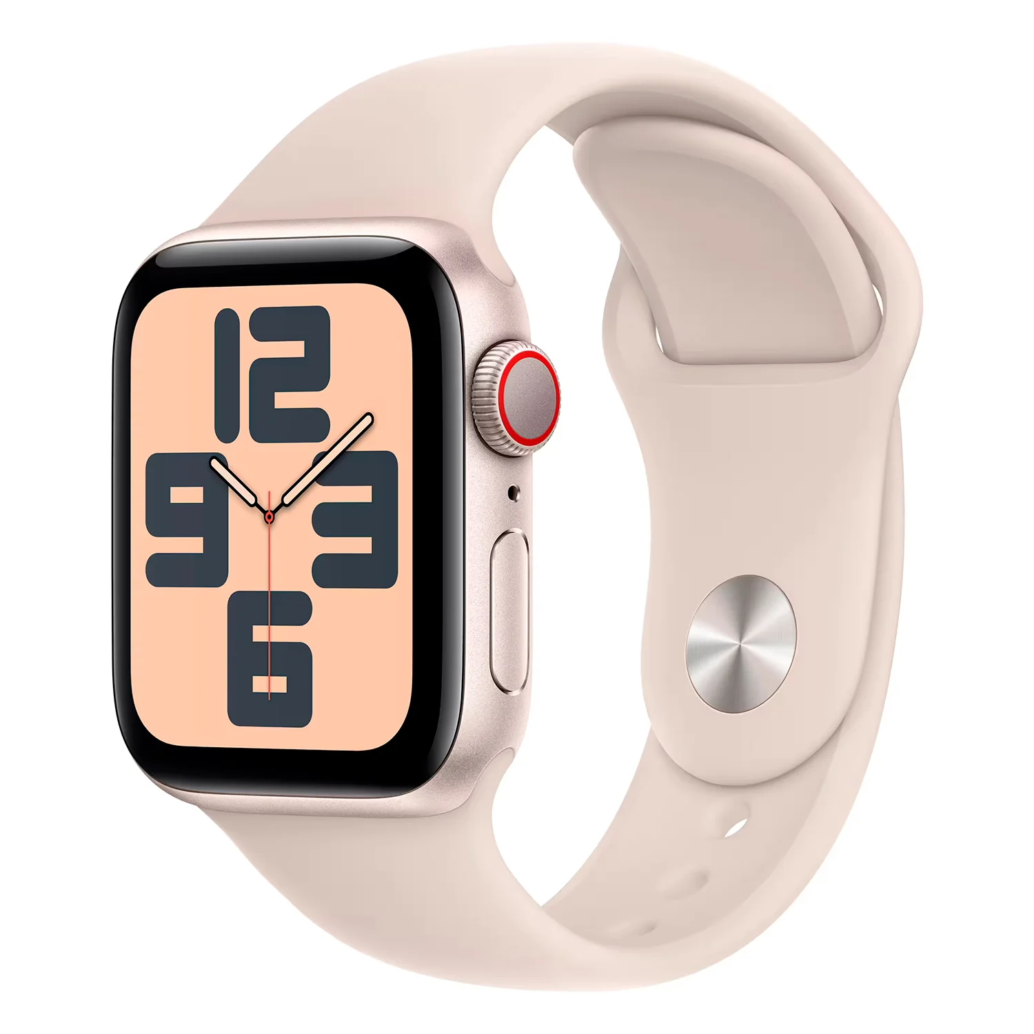 Apple Watch SE 2 MXFY3LL/A GPS + Celular Caixa Alumínio 40mm Estelar - Esportiva Estelar