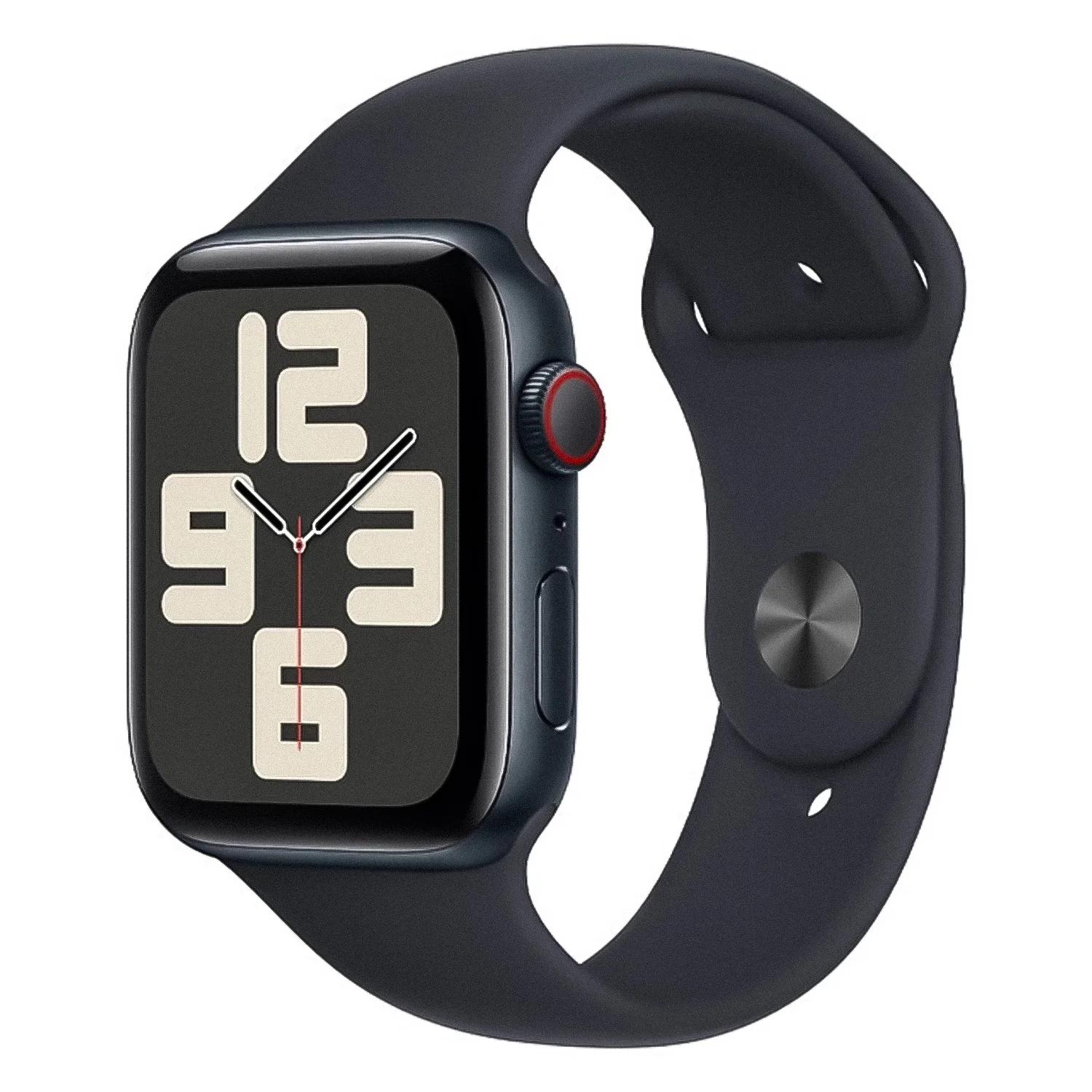 Apple Watch SE MXFR3LL/A Celular + GPS Caixa Alumínio 40mm Meia Noite - Esportiva Meia Noite S/M