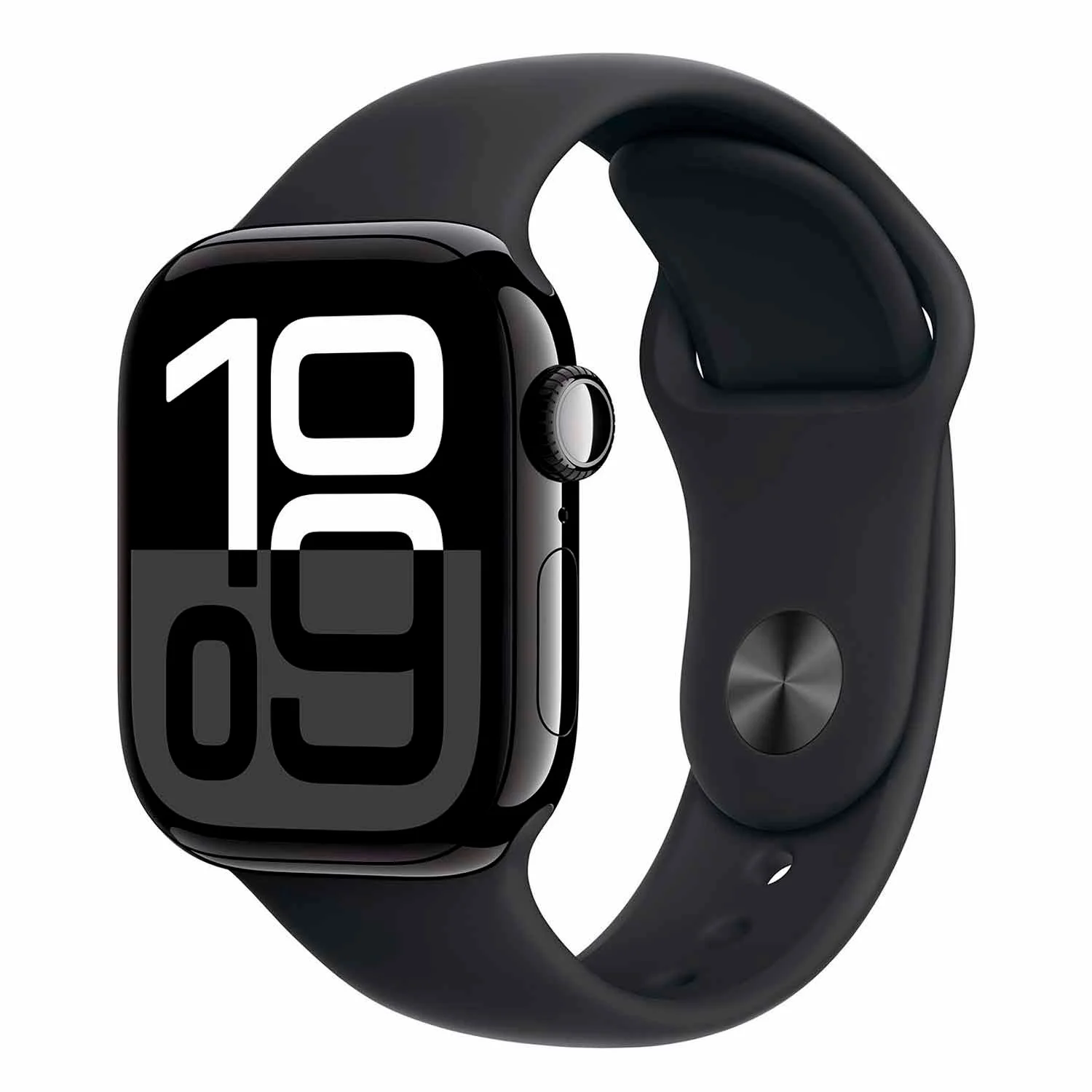 Apple Watch Series 10 MWX63LW/A Caixa Alumínio 42mm Preto - Esportiva Preto P/M