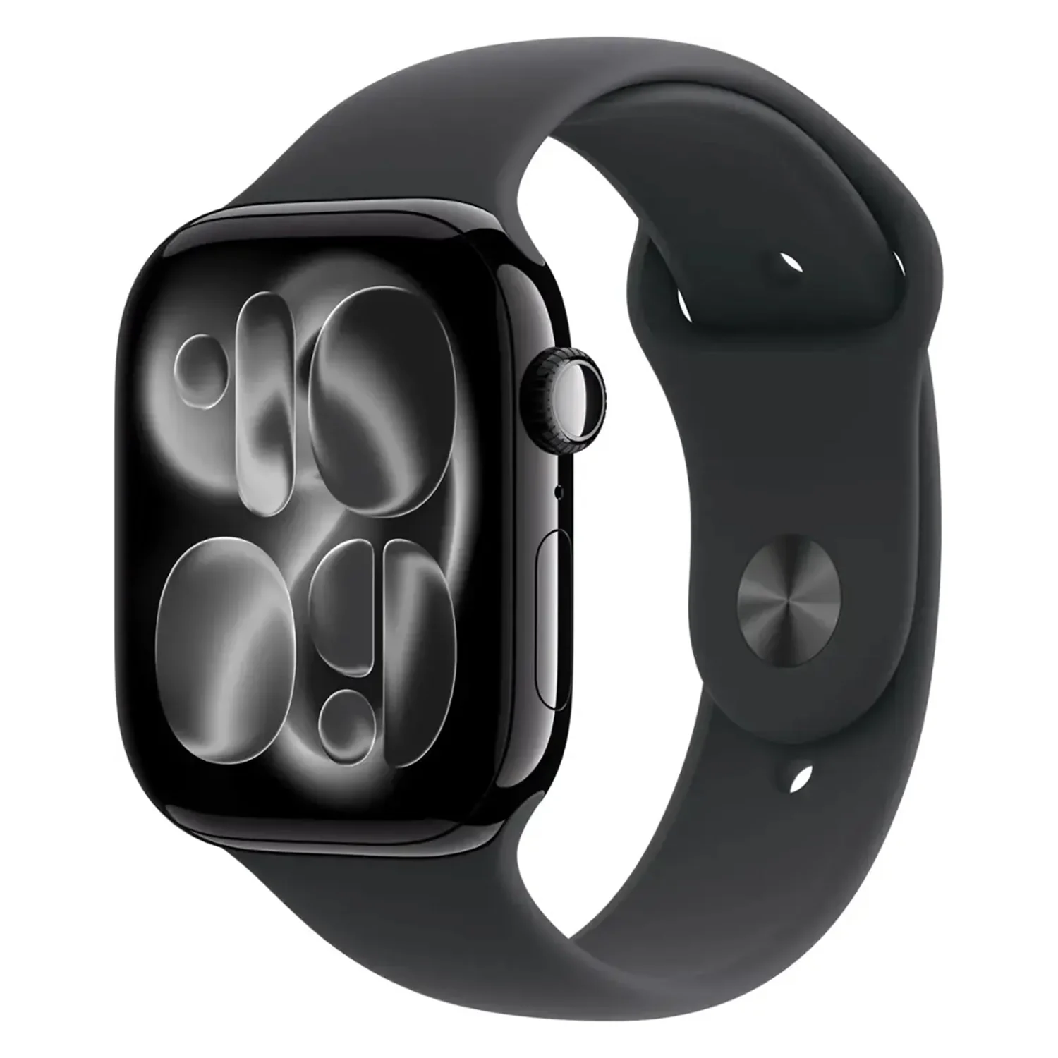 Apple Watch Series 11 MEQT4LW/A Caixa Alumínio 42mm Preto Brilhante - Esportiva Preto S/M