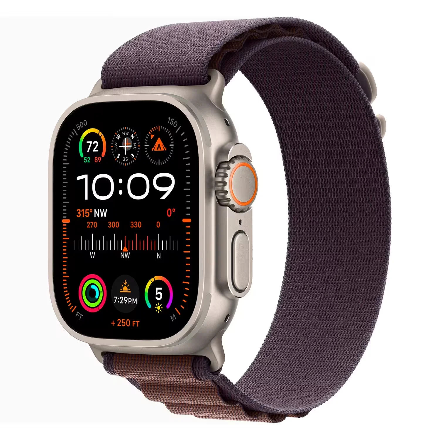 Apple Watch Ultra 2 MRER3FD/A Celular + GPS Caixa Titânio Natural 49mm - Loop Alpine Indigo