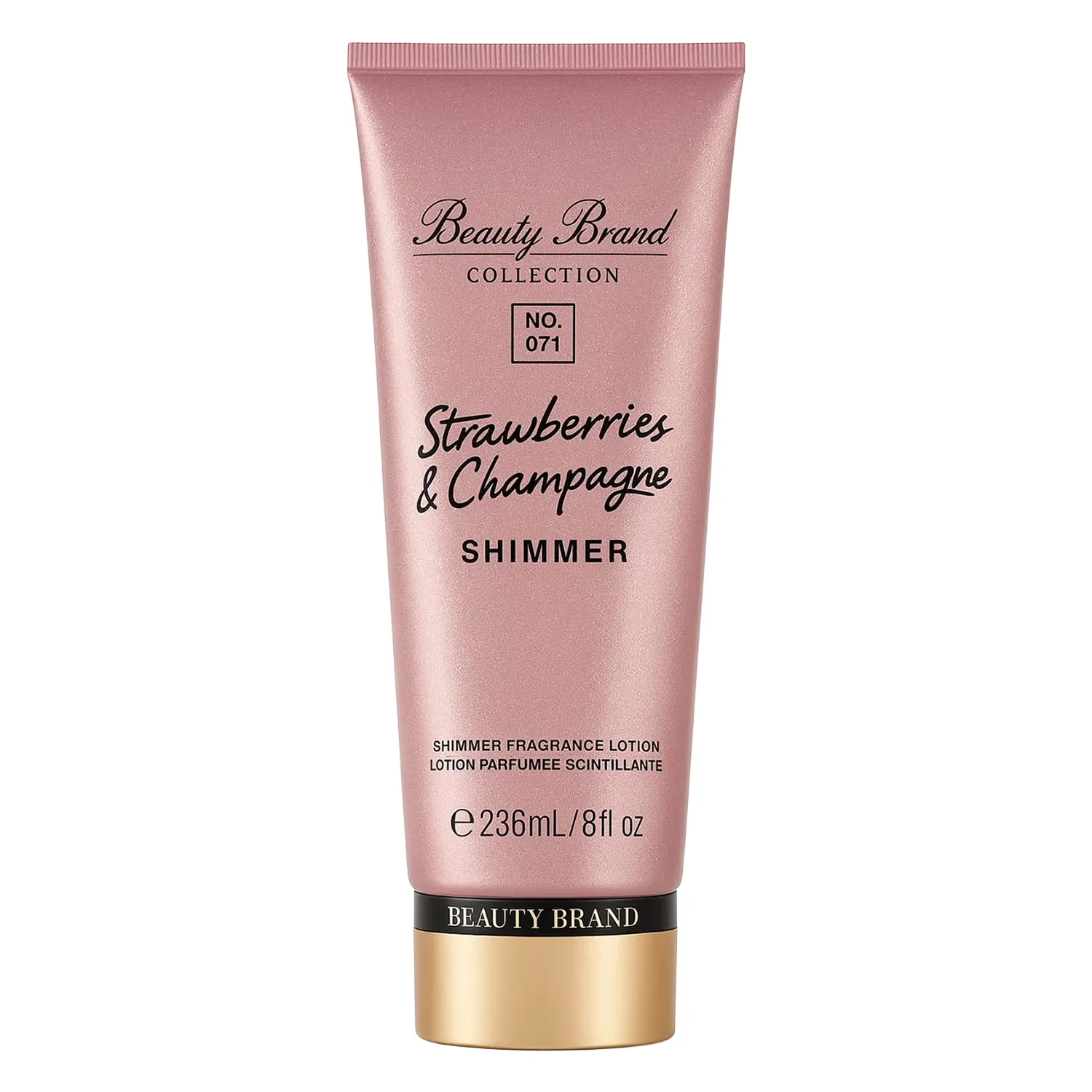 Body Lotion Beauty Brand 071 Strawberry Shimmer Feminino 236ml