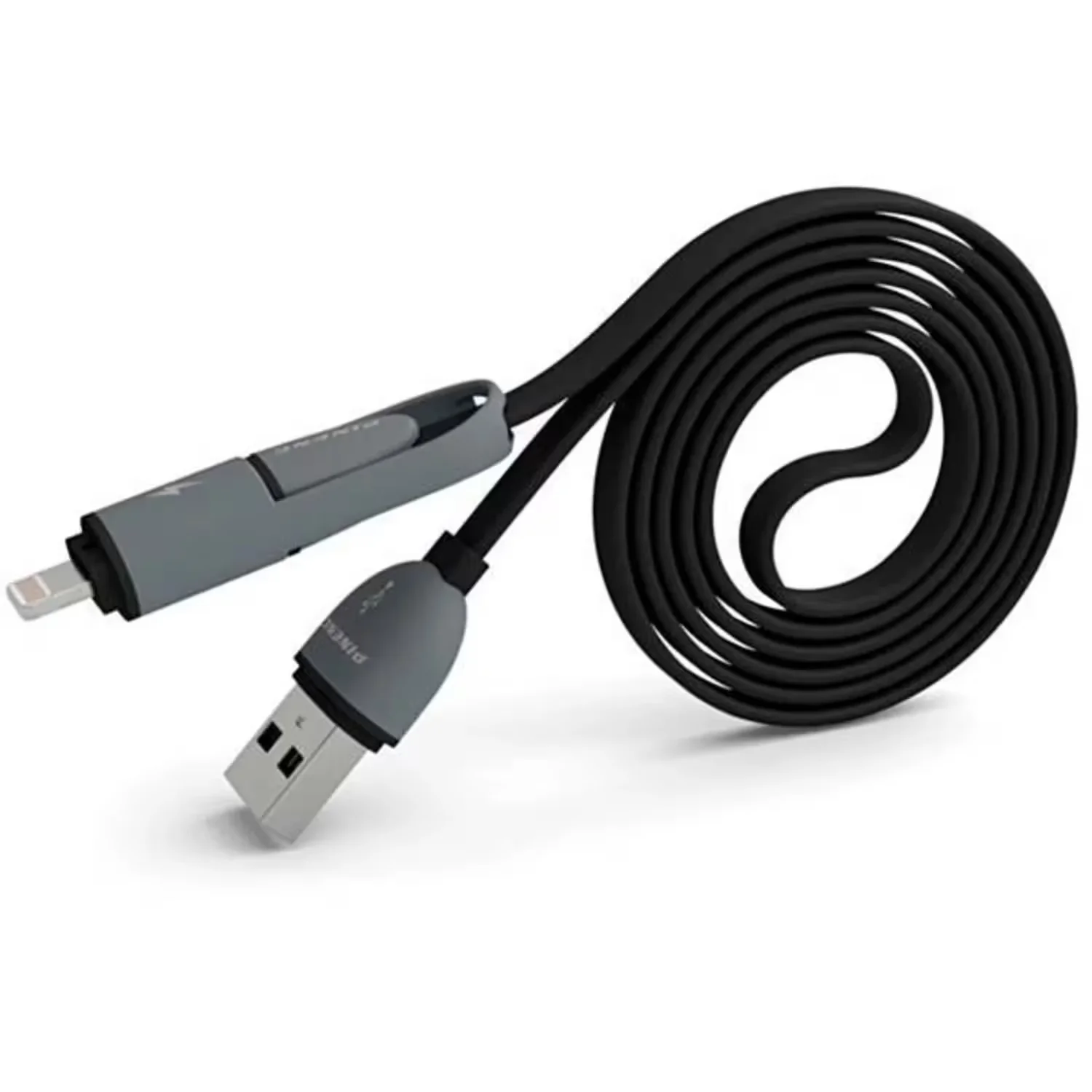 Cabo Pineng PN-301 USB para Micro USB/Lightning - Preto