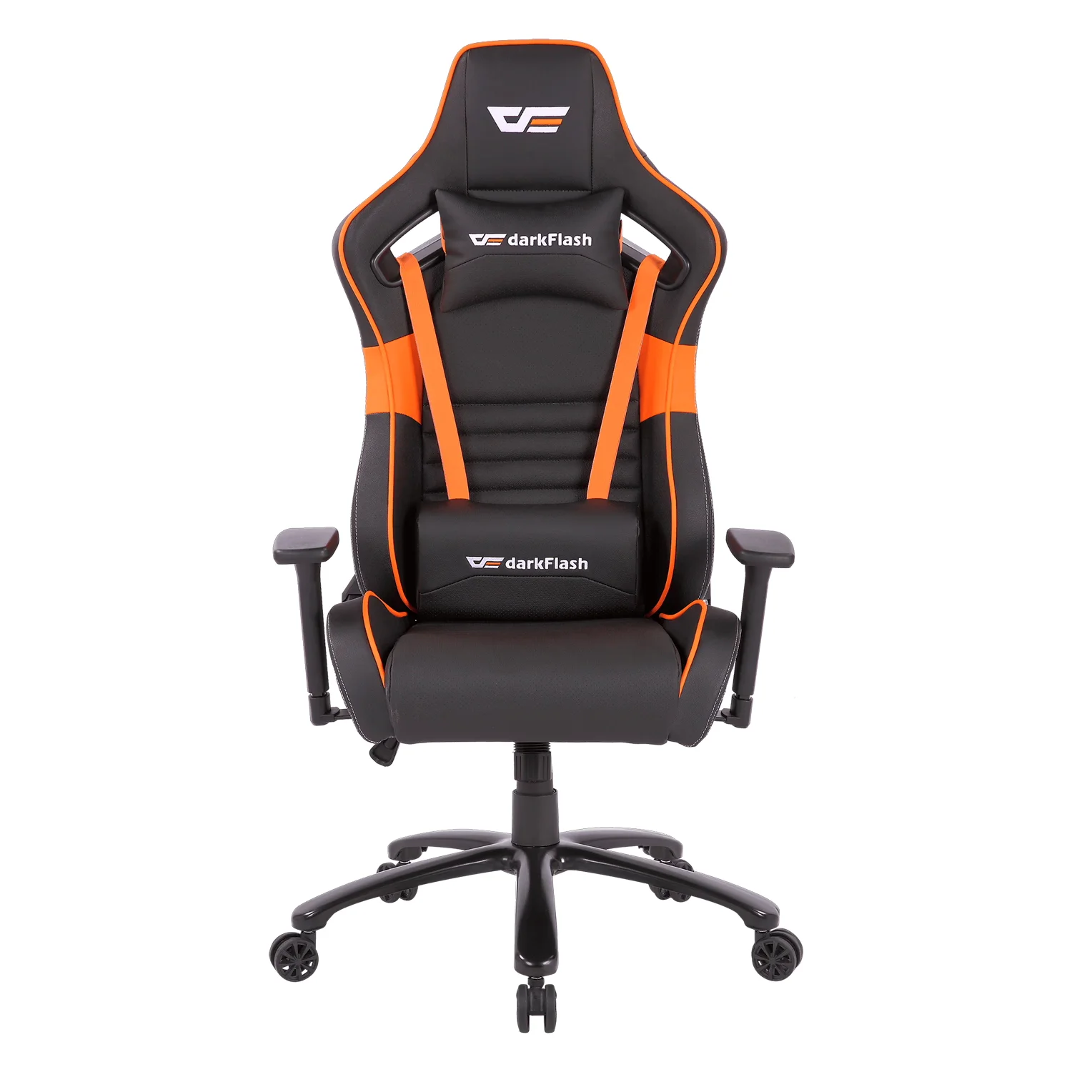 Cadeira Gamer Darkflash RC-800 - Preto e Laranja