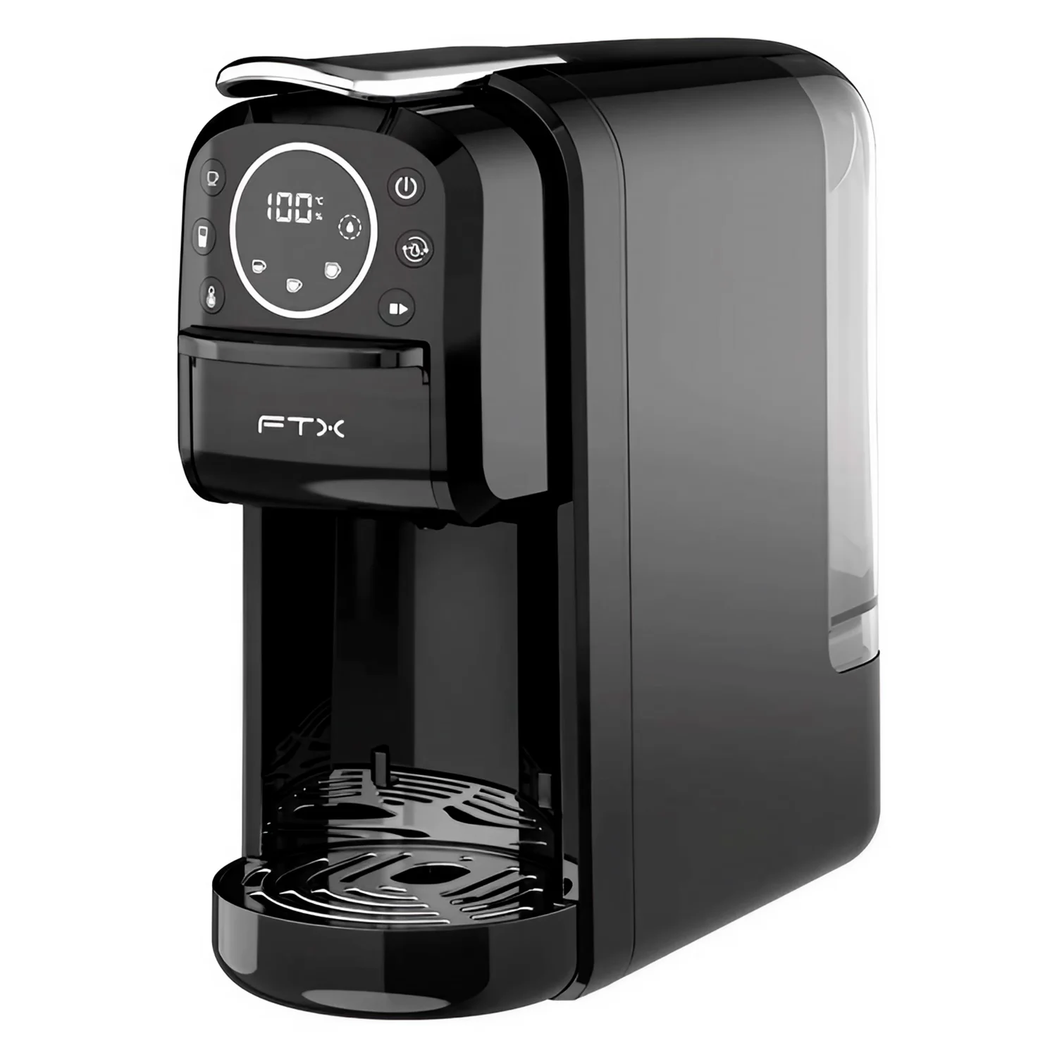 Cafeteira Elétrica FTX C2-07 1400W 220V + Porta Capsula - Preto