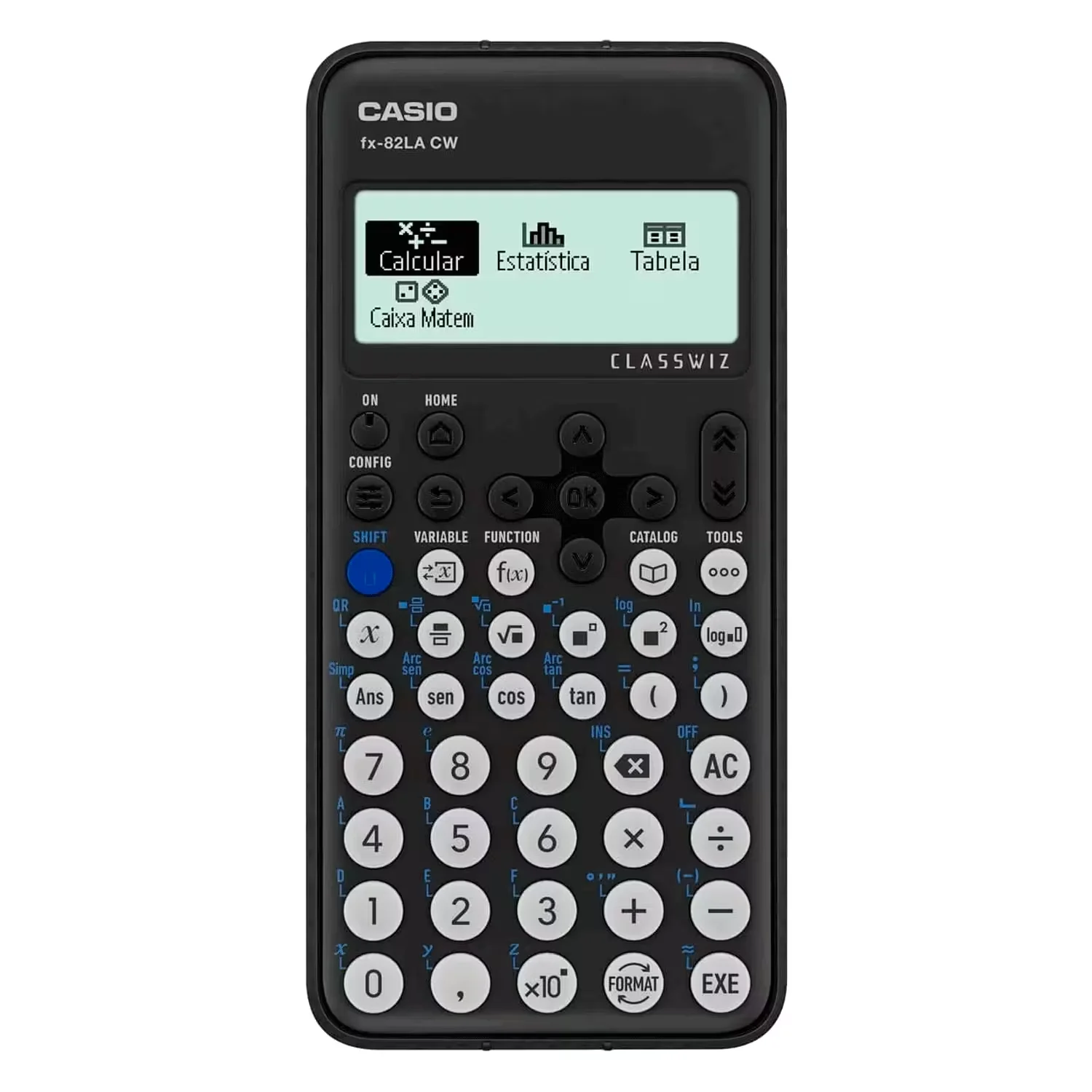 Calculadora Ciêntifica Casio FX-82LACW 12 Dígitos - Preto