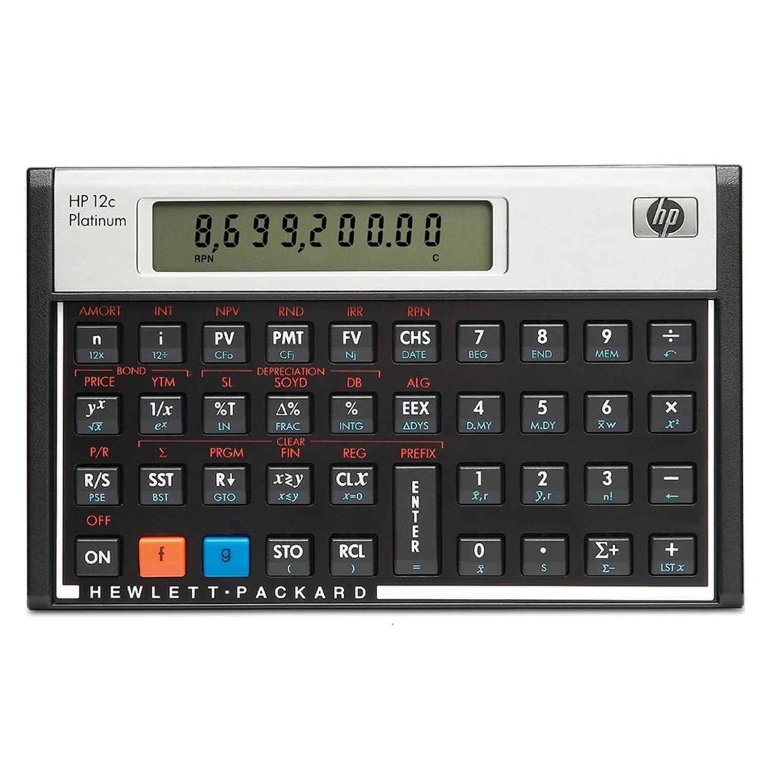 Calculadora Ciêntifica HP 12C Platinum - Preto