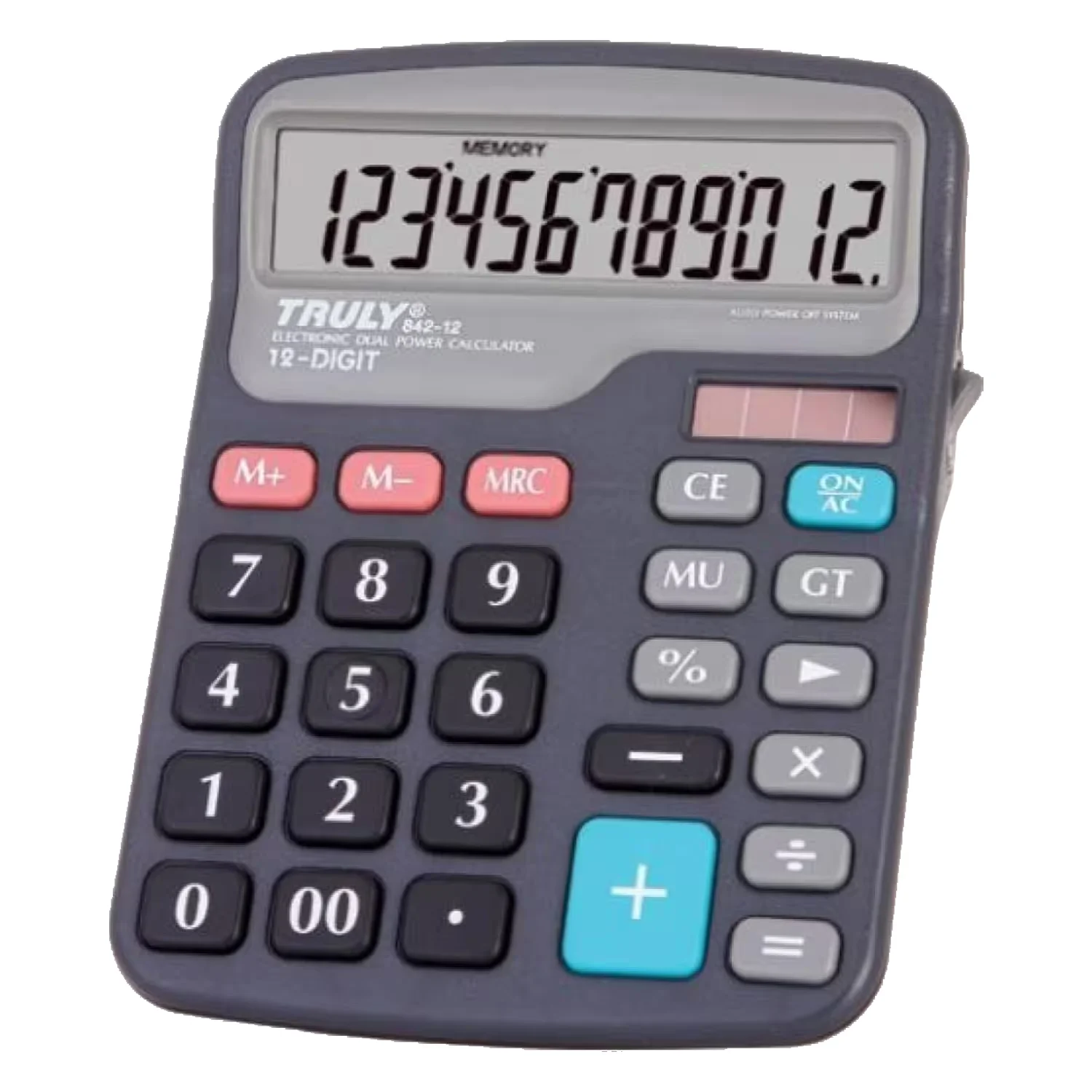 Calculadora Truly 842-12 12 Dígitos - Cinza