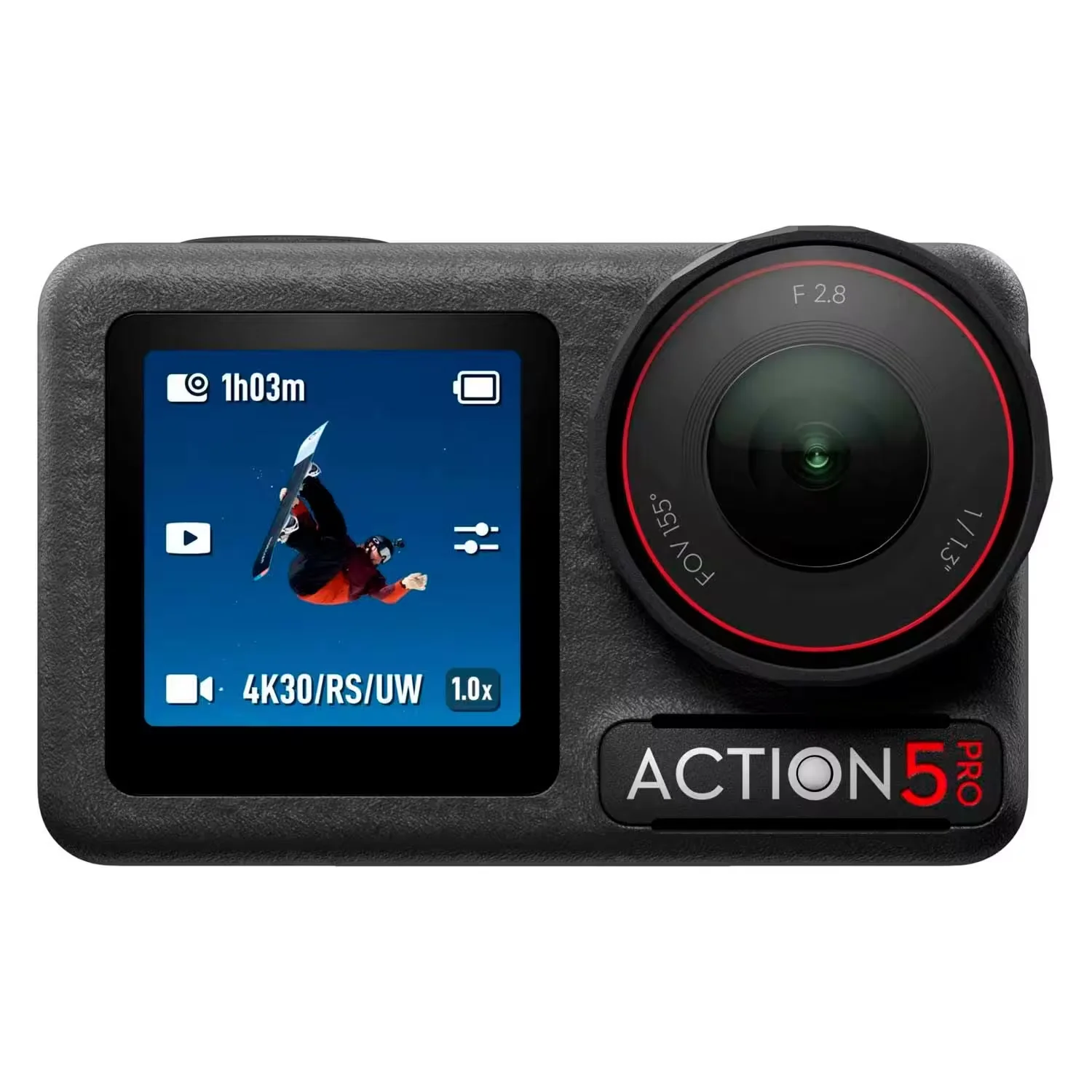 Câmera de Ação DJI Osmo Action 5 Pro Adventure Combo 40MP WiFi - Preto