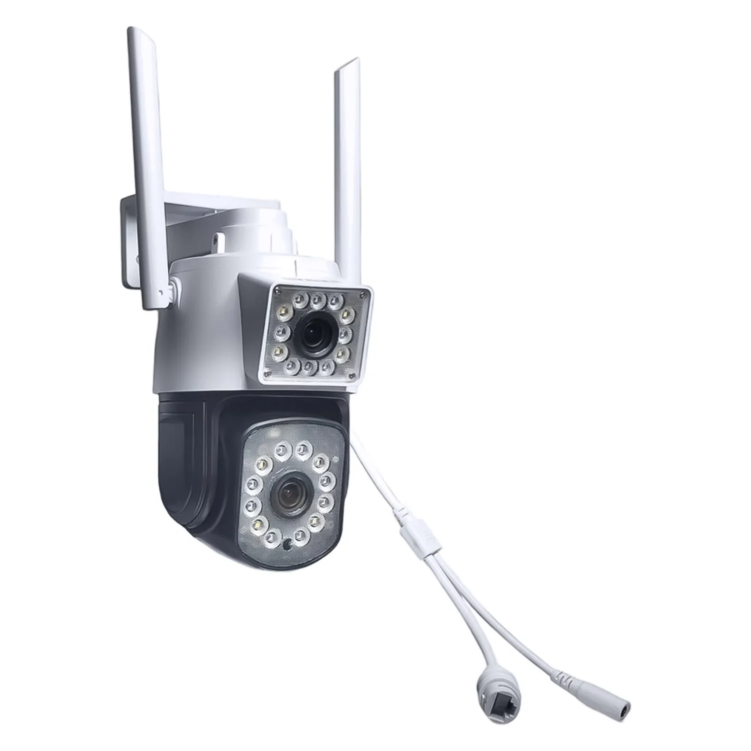 Câmera de Segurança Satellite A-CAM010D Outdoor 4MP Wi-Fi - Branco e Preto