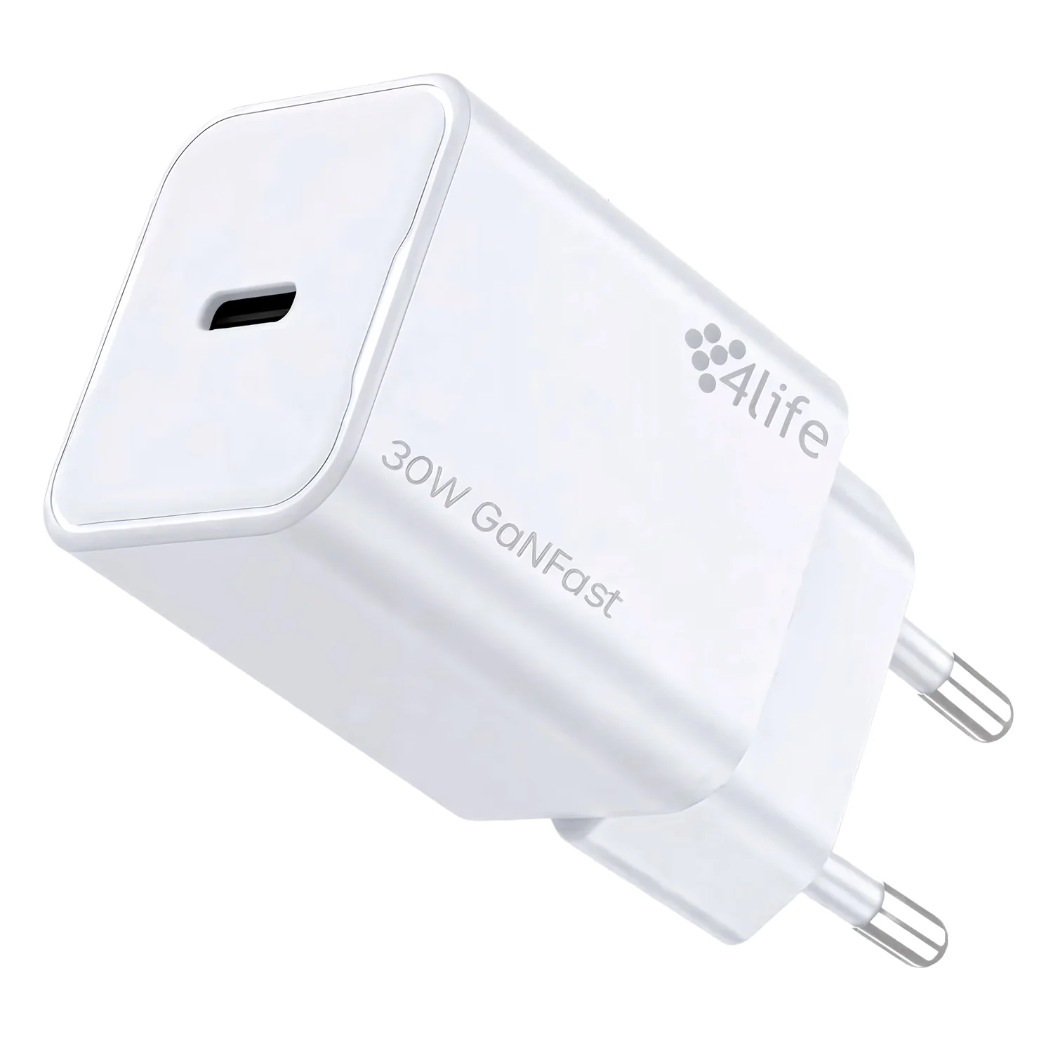 Carregador para Tomada 4Life FL8230CGW USB-C 30W Bivolt - Branco
