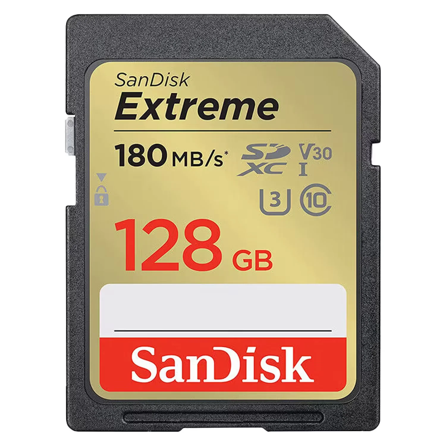 Cartão de Memória SD SanDisk Extreme 128GB 180MBs - SDSDXVA-128G-GNCIN