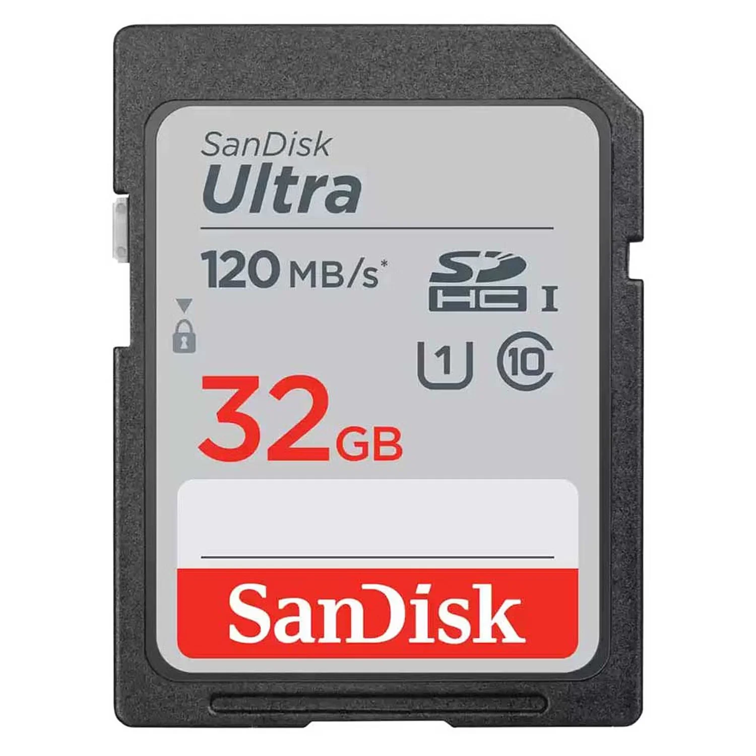Cartão de Memória SD Sandisk SDXC Ultra 32GB 120MB/s C10 - SDSDUN4-032G-GN6IN