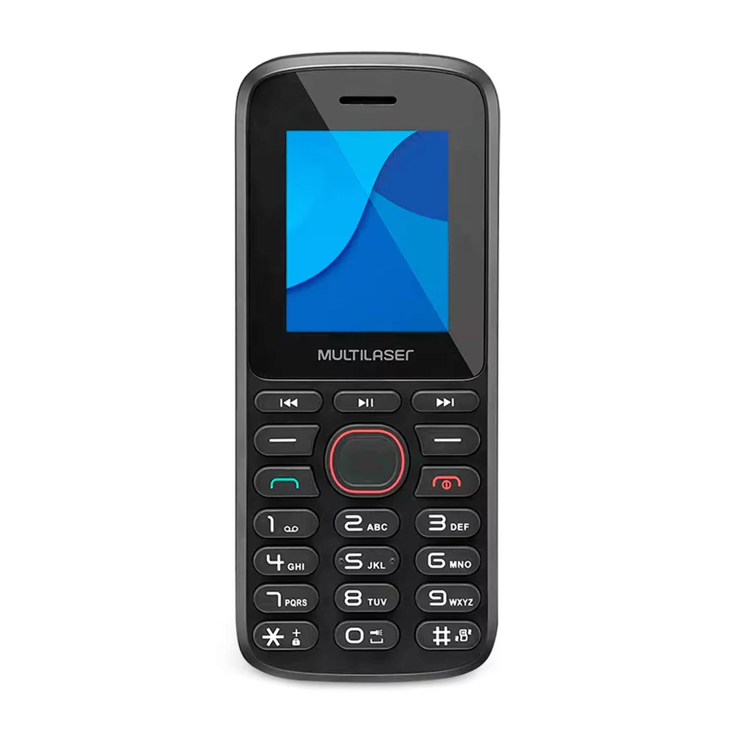 Celular Multilaser UP Play 3G P9134 Dual SIM Tela 1.8" - Preto (Anatel)