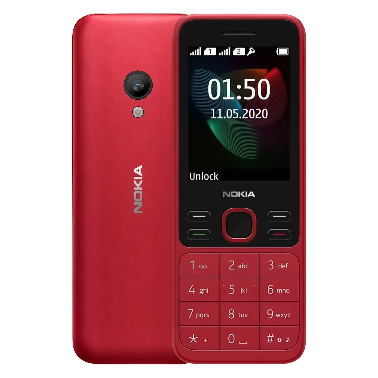 Celular Nokia 150 2G TA-1235 Dual SIM - Vermelho
