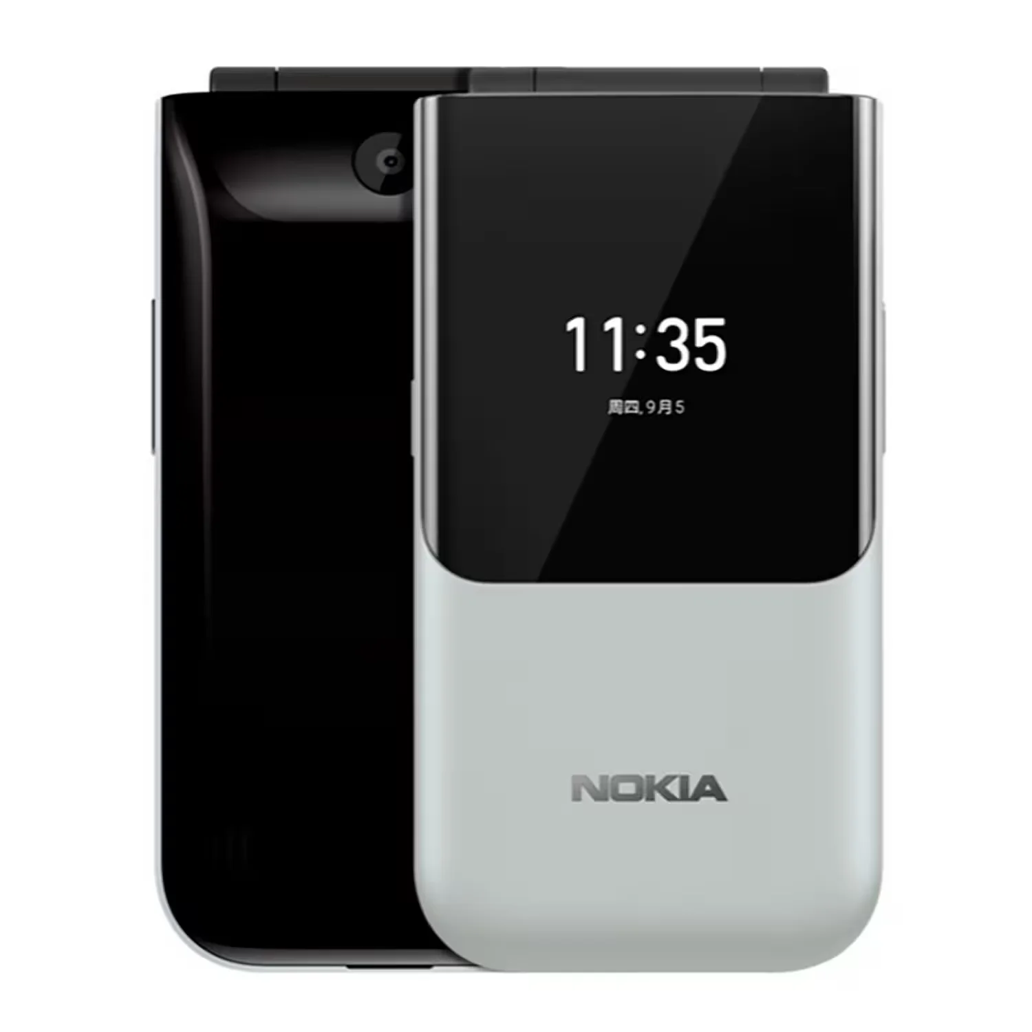 Celular Nokia Flip 2720 2G TA-1170 Dual SIM Tela 2.8" - Cinza