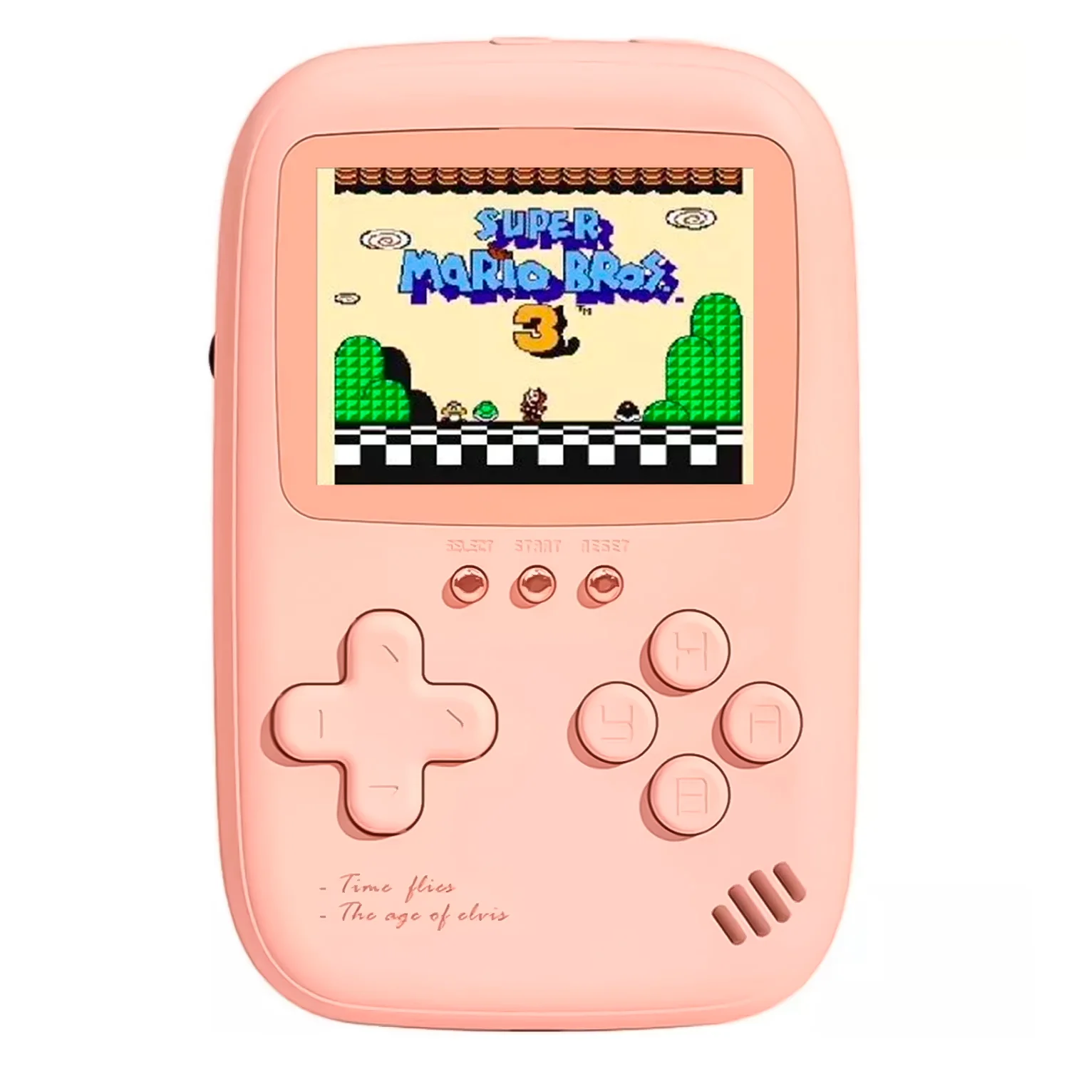 Console Portátil Game Box Power Bank DY-13 500 Jogos - Rosa