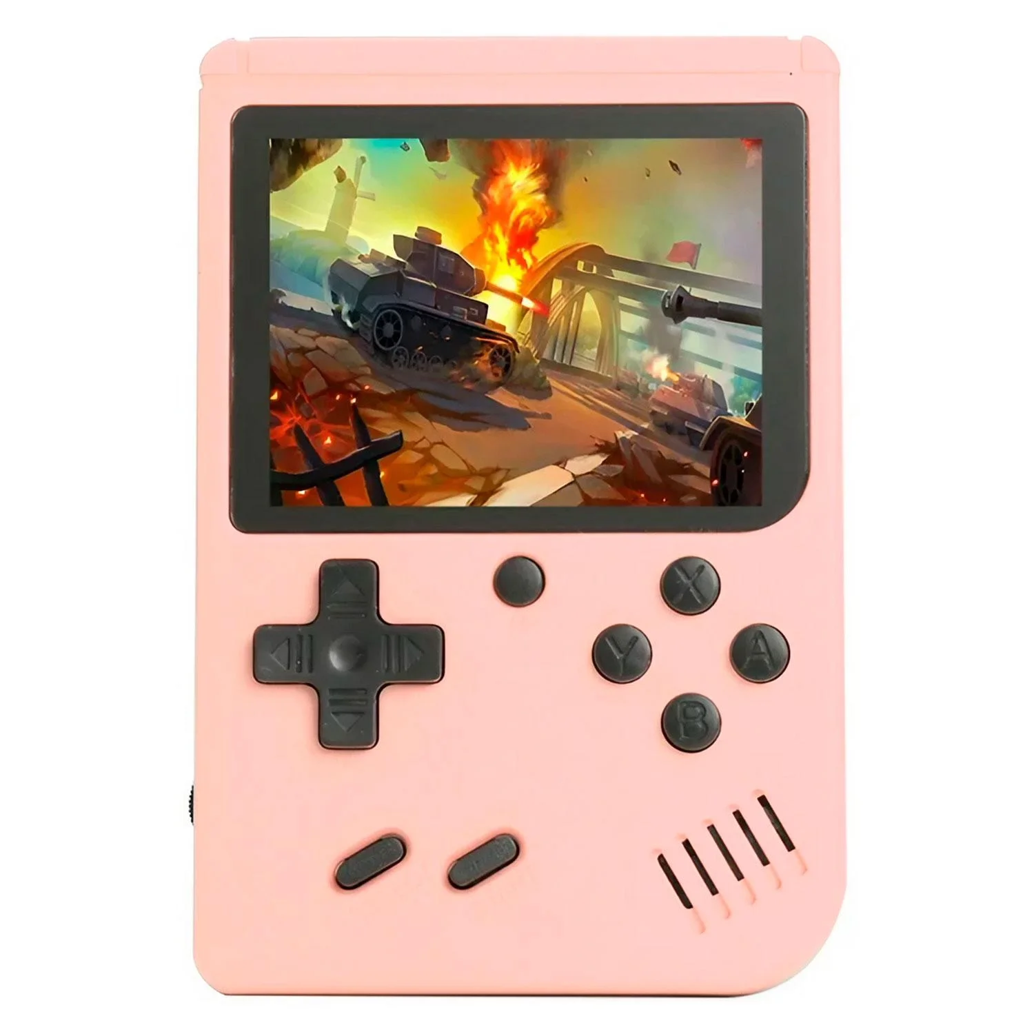 Console Portátil Game Boy Game Box Plus 500 Jogos + Controle - Rosa