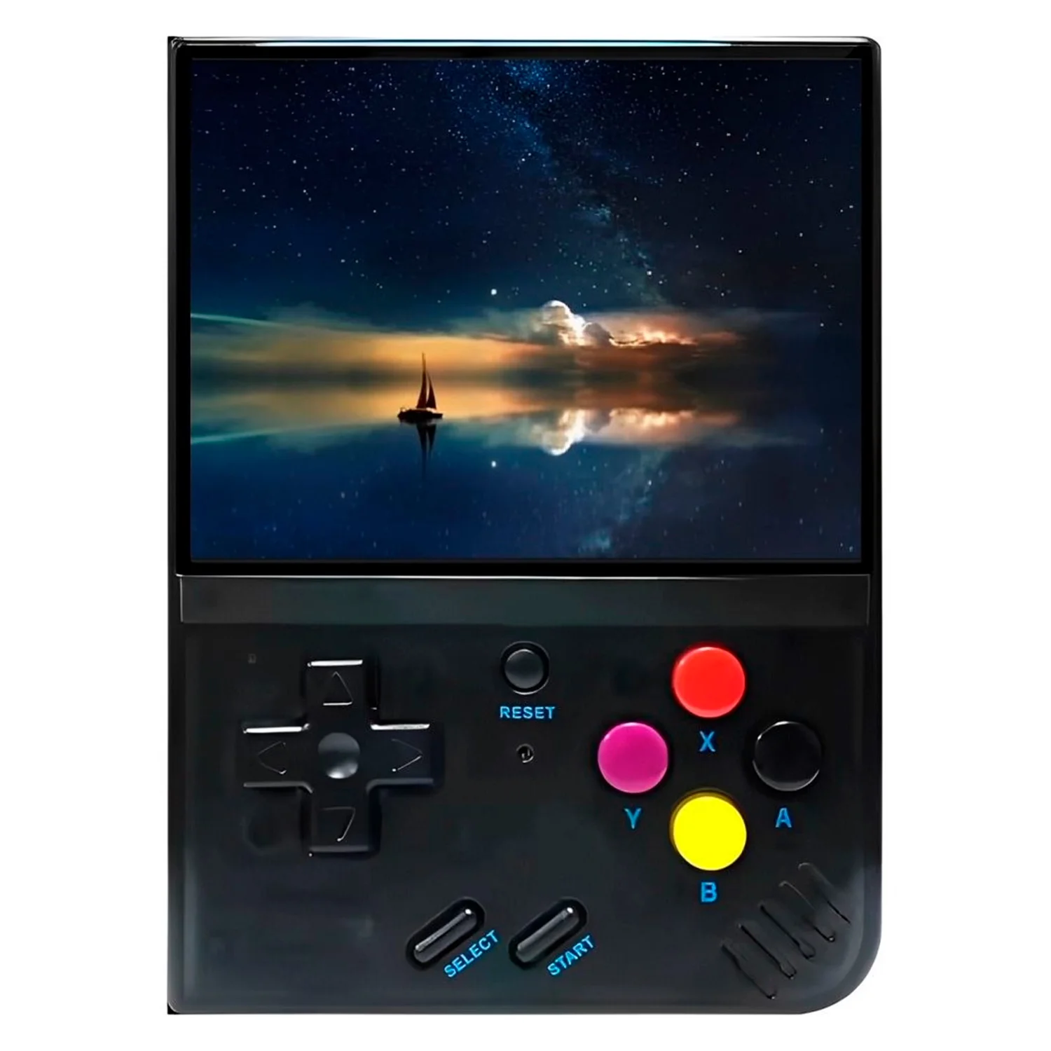 Console Portátil Pocket Boy R33S 64GB Tela 3.5" - Preto Transparente