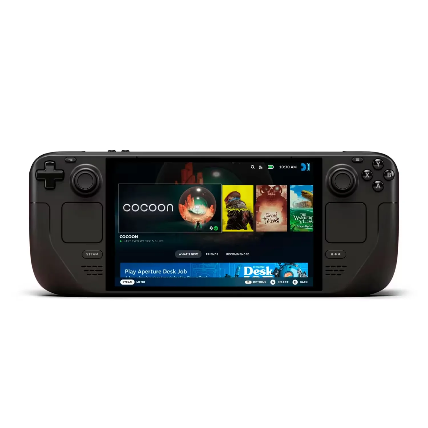 Console Portátil Valve Steam Deck OLED 512GB 16GB RAM Tela 7.4" - Preto (Caregador 3 Pinos)