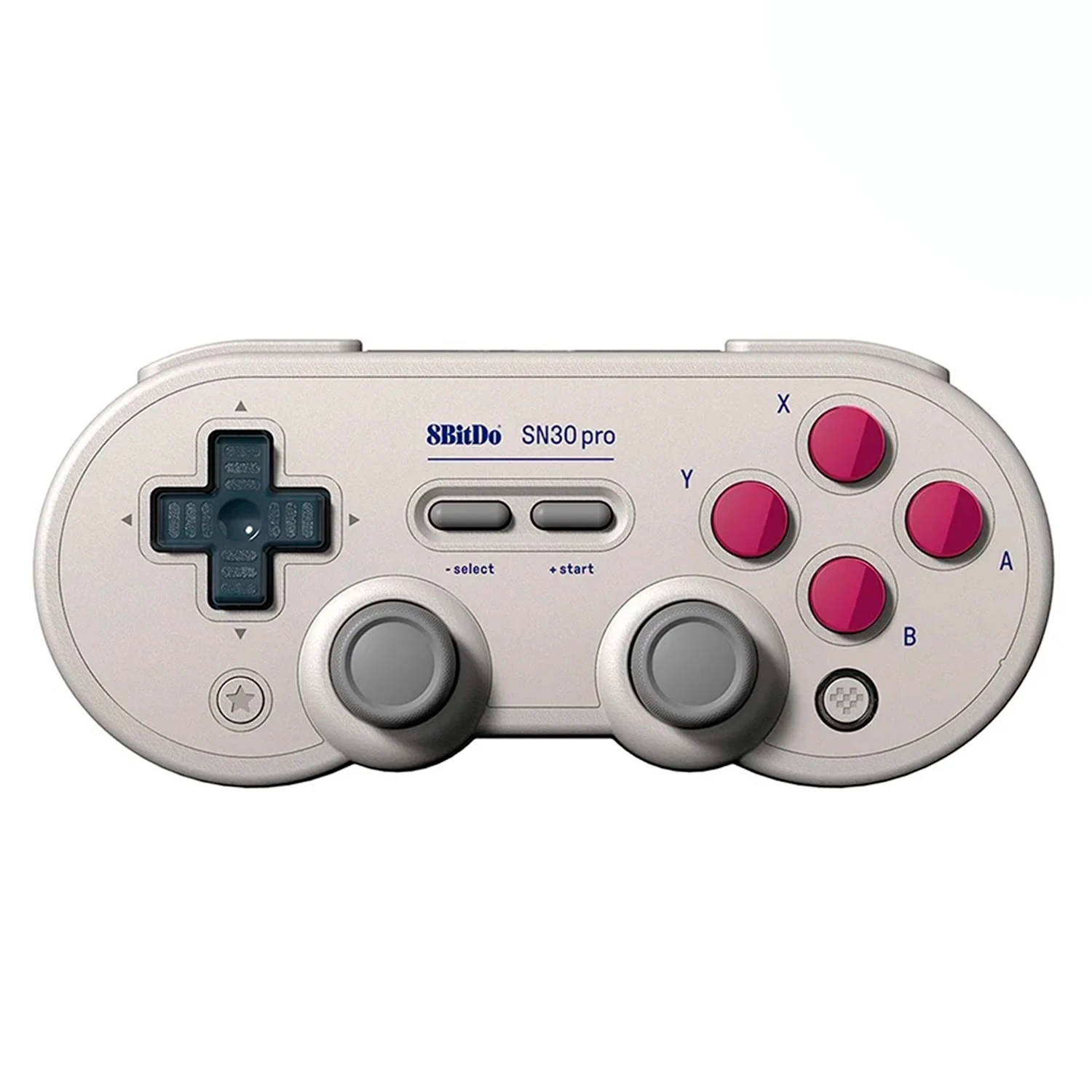 Controle 8BitDo SN30 Pro 80DJ04 Sem Fio para Nintendo Switch / Windows / Android / Steam - Branco