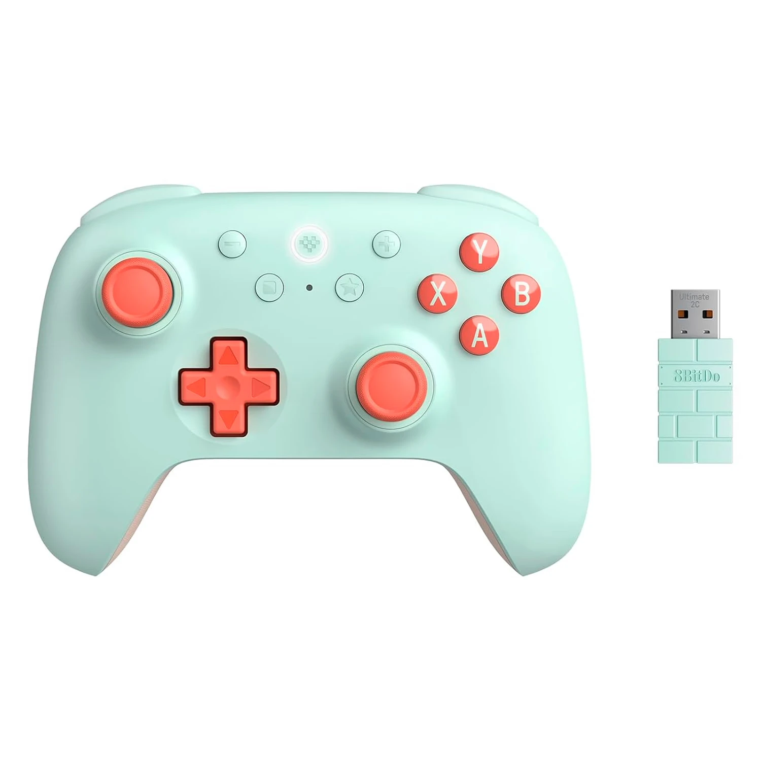Controle 8BitDo Ultimate 2C 81HD03 Sem Fio para Windows / Android - Verde