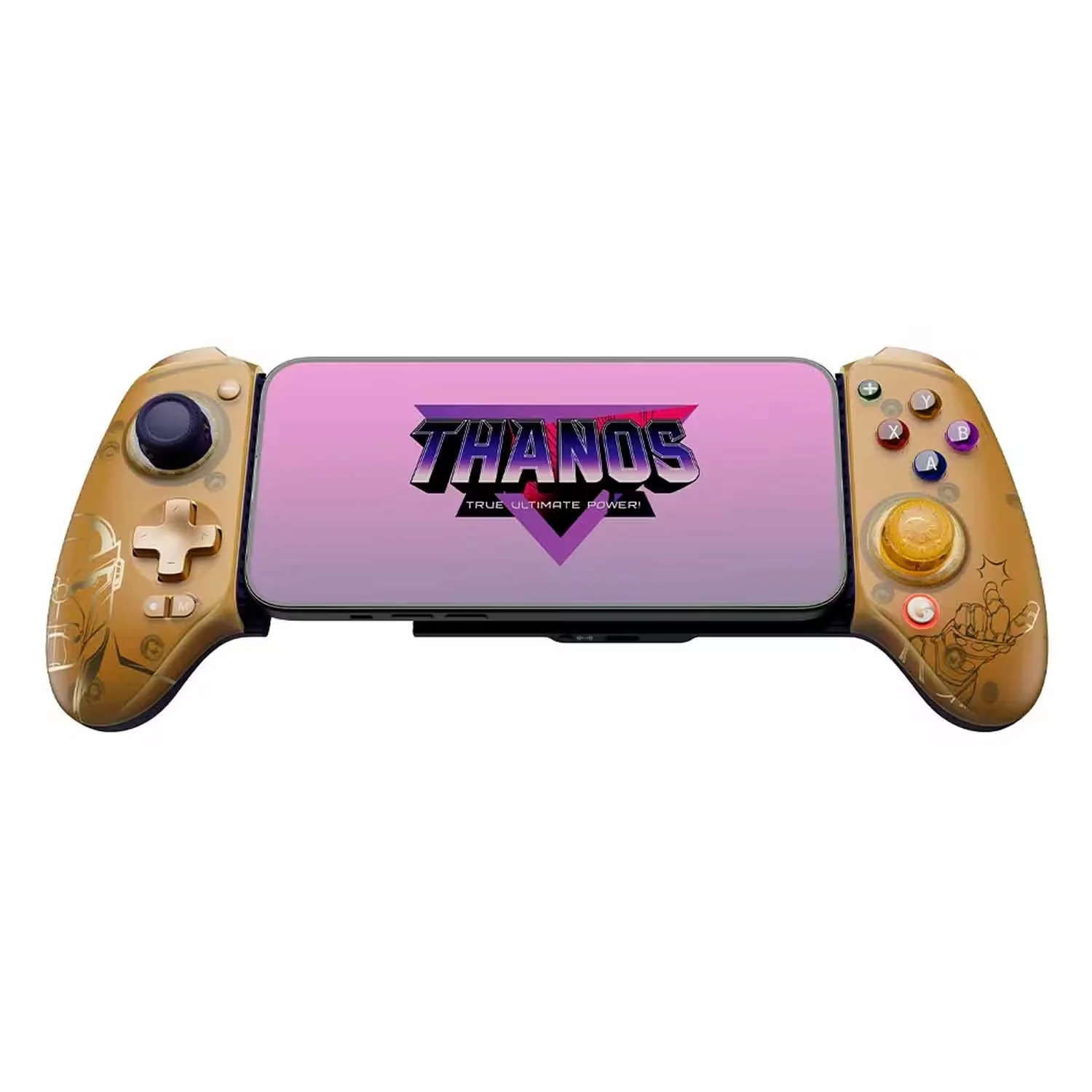 Controle Gamesir G8 Plus Marvel Thanos Edition para Smartphone - Dourado