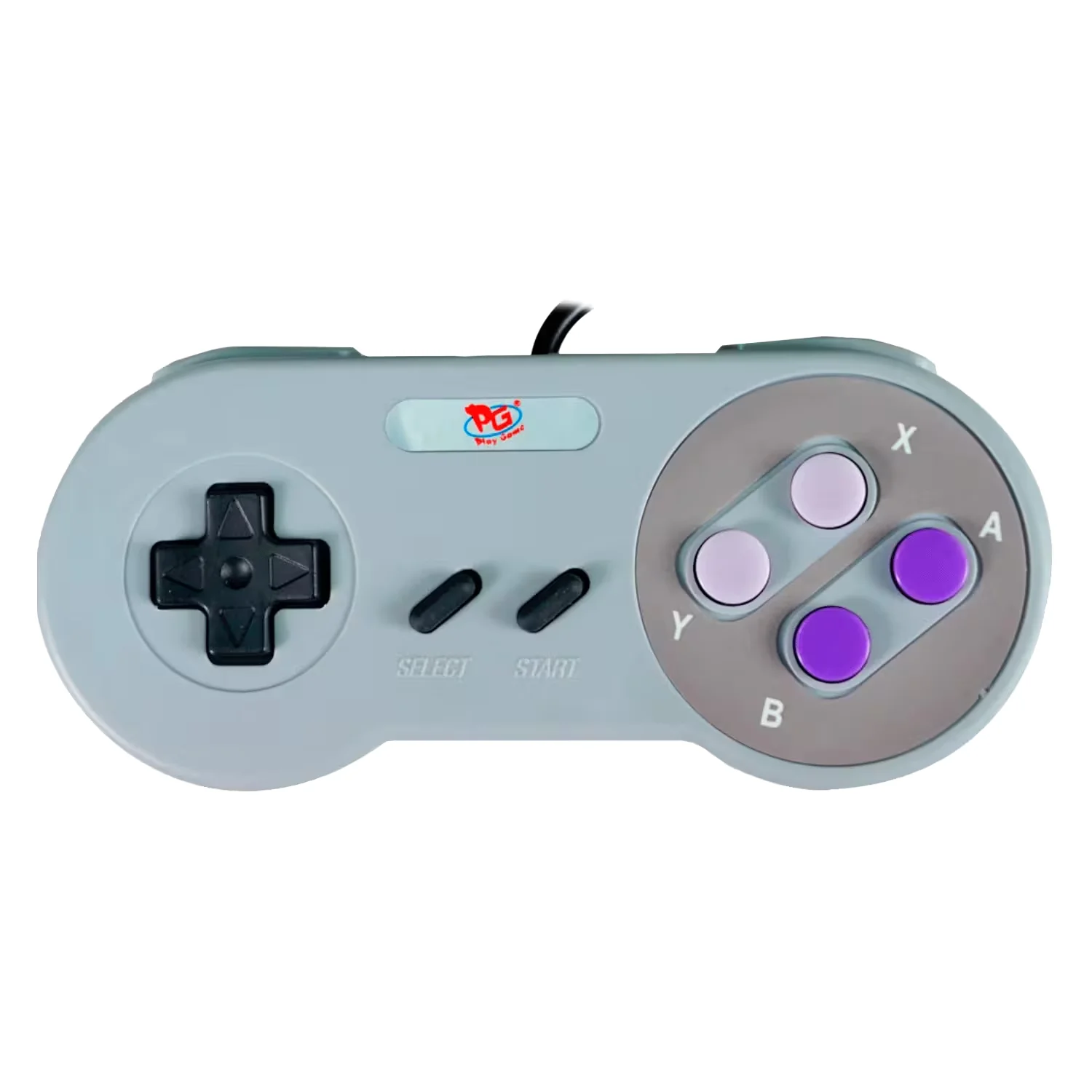 Controle Play Game para Super Nintendo USB - Cinza
