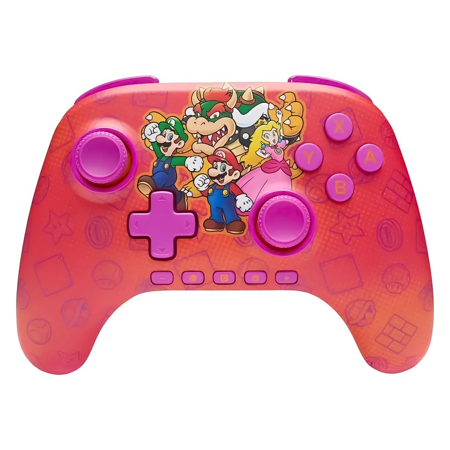 Controle PowerA Advantage Mario and Friends Sem Fio para Nintendo Switch 2 - PWA-A-59619