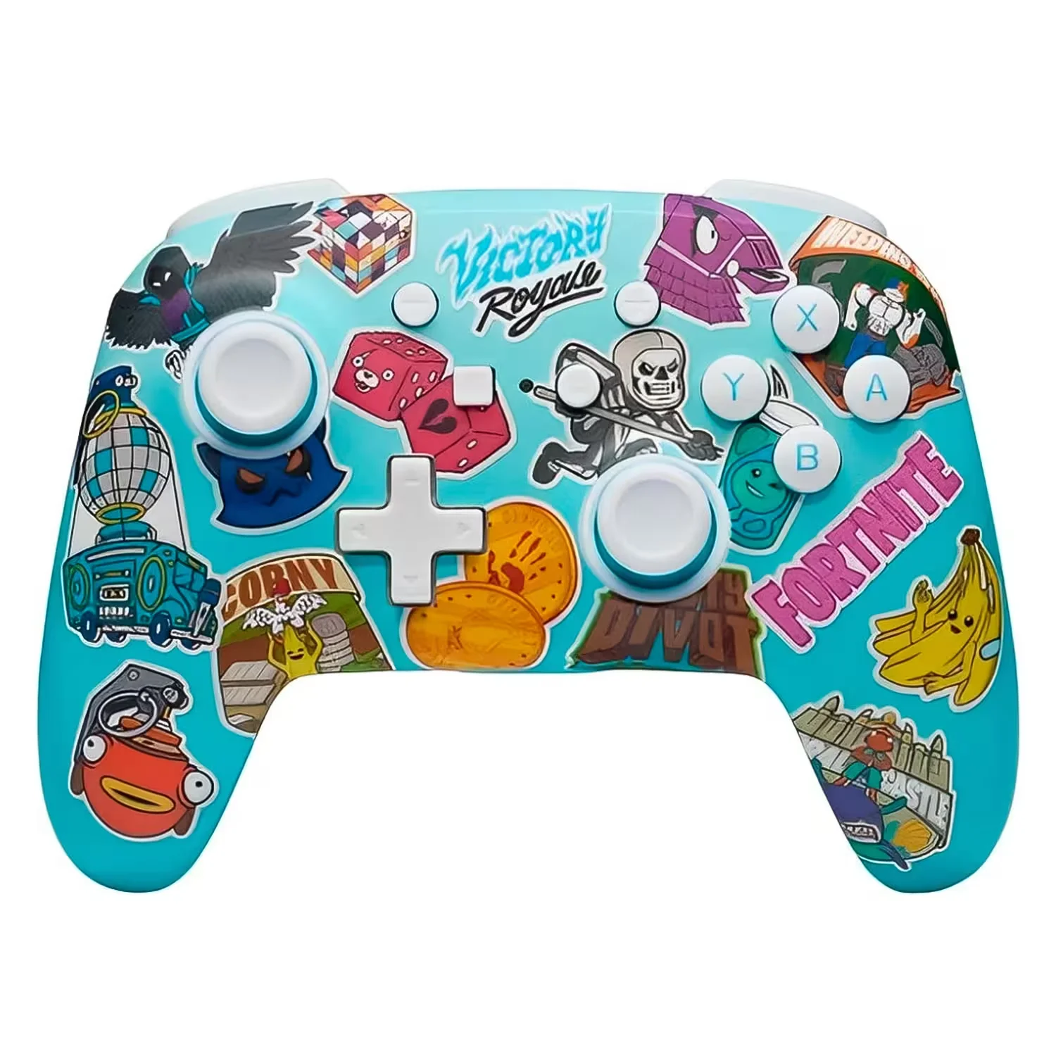 Controle PowerA Enhanced Fortnite Sticker Sem Fio para Nintendo Switch - PWA-A-09171