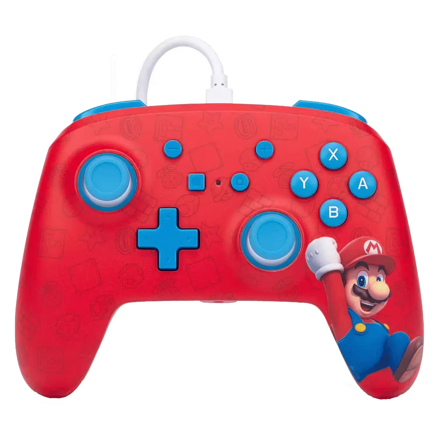Controle PowerA Enhanced Wired Woo Hoo Mario para Nintendo Switch - PWA-A-02581