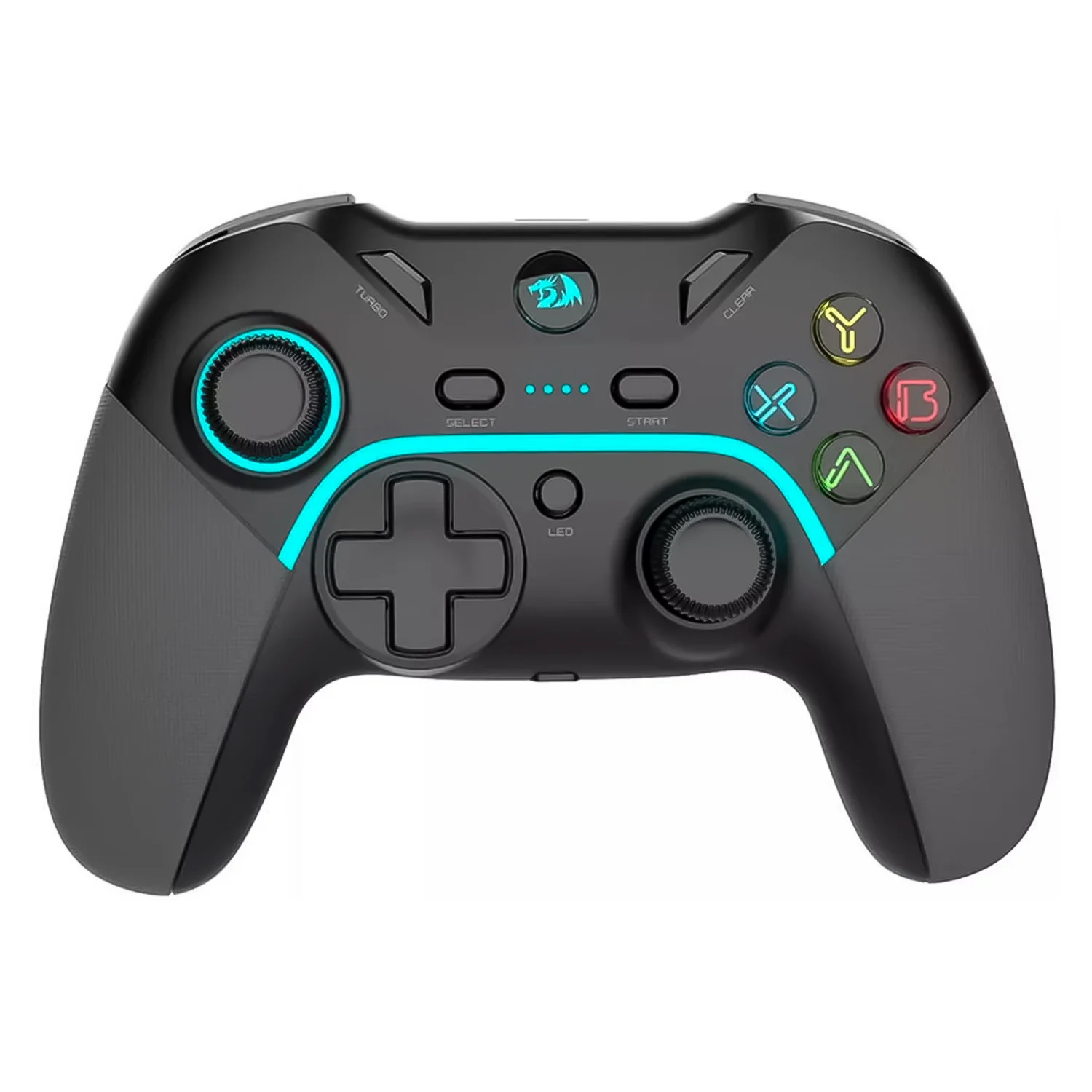 Controle Redragon Harrow Pro G808-PRO Sem Fio para PC - Preto