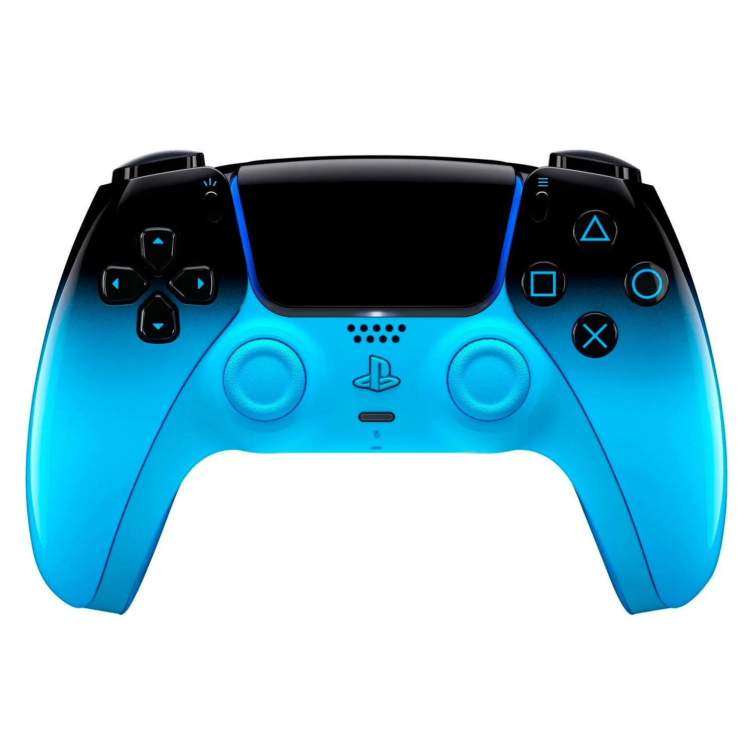 Controle Sony DualSense Hyperpop Rhythm Blue para PS5 Wireless - Azul e Preto