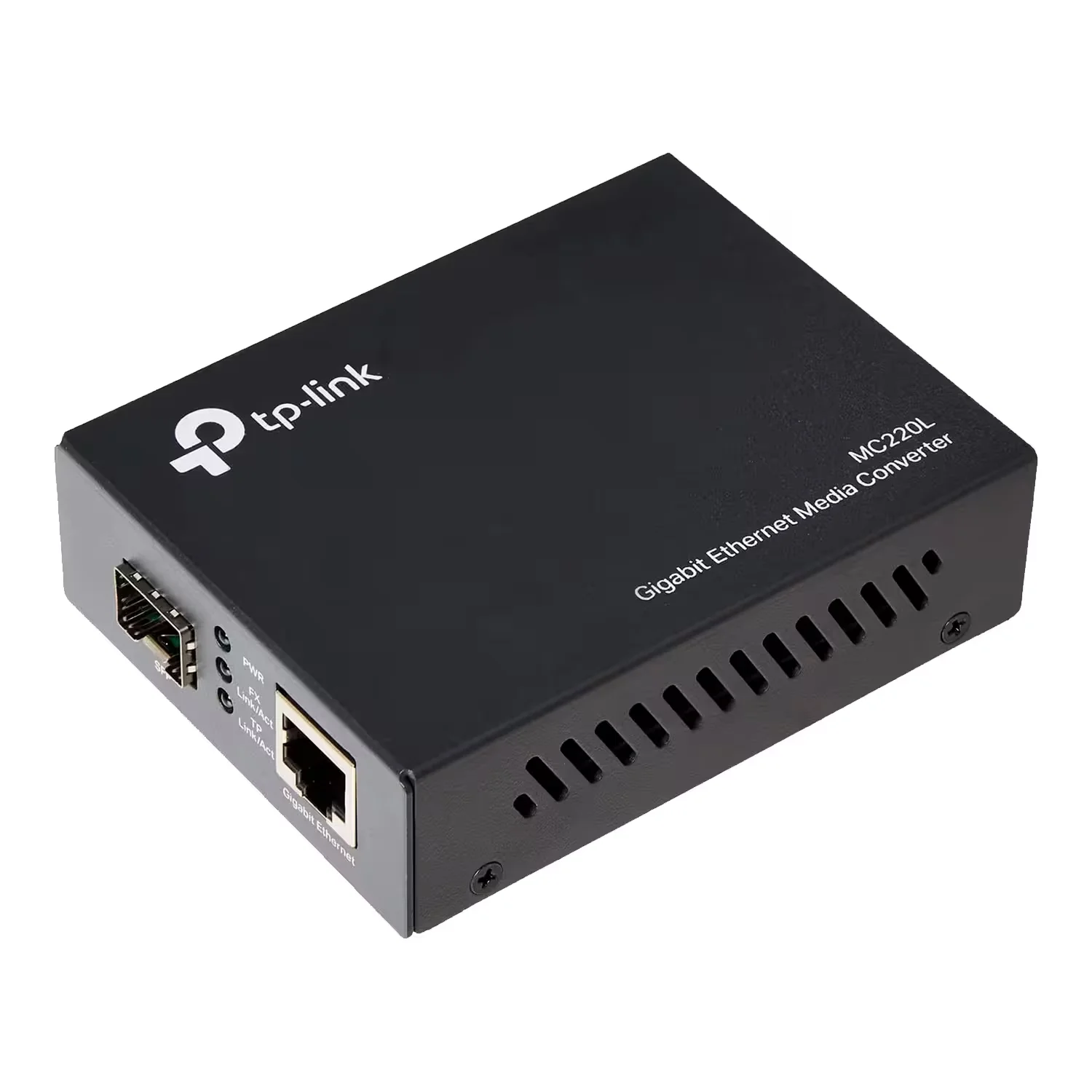 Conversor de Mídia TP-Link MC220L Gigabit - Cinza