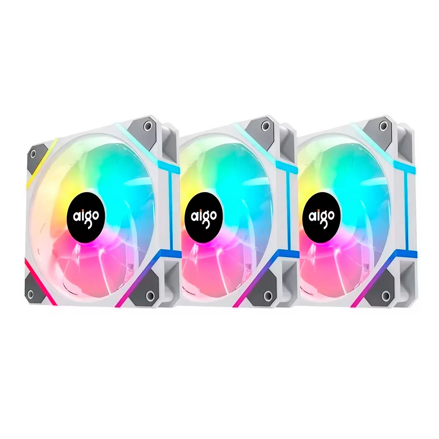 Cooler Fan para Gabinete DarkFlash AM12 Pro 3 em 1 - Branco