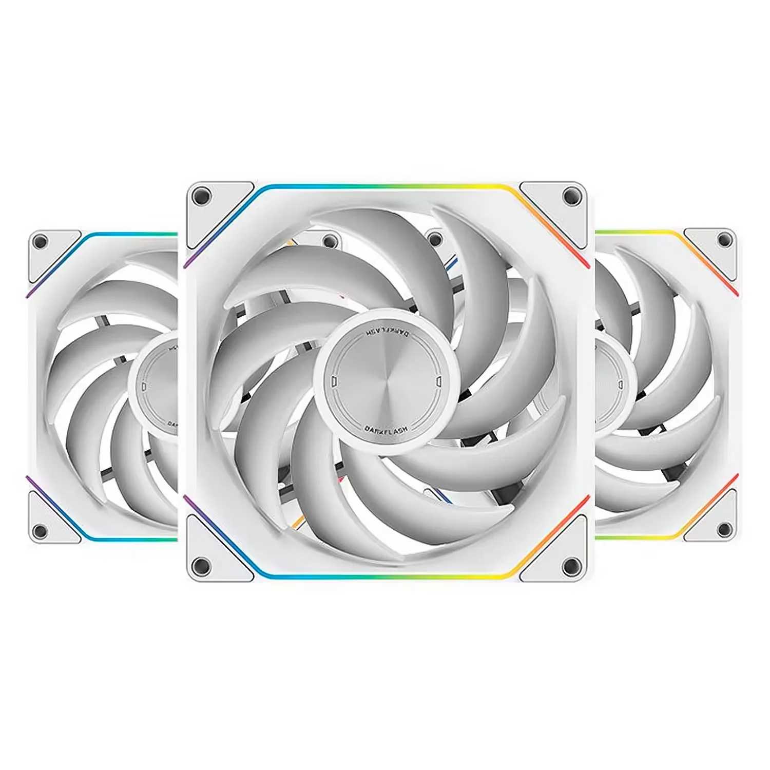 Cooler Fan para Gabinete darkFlash G16 120mm RGB 3 em 1 - Branco