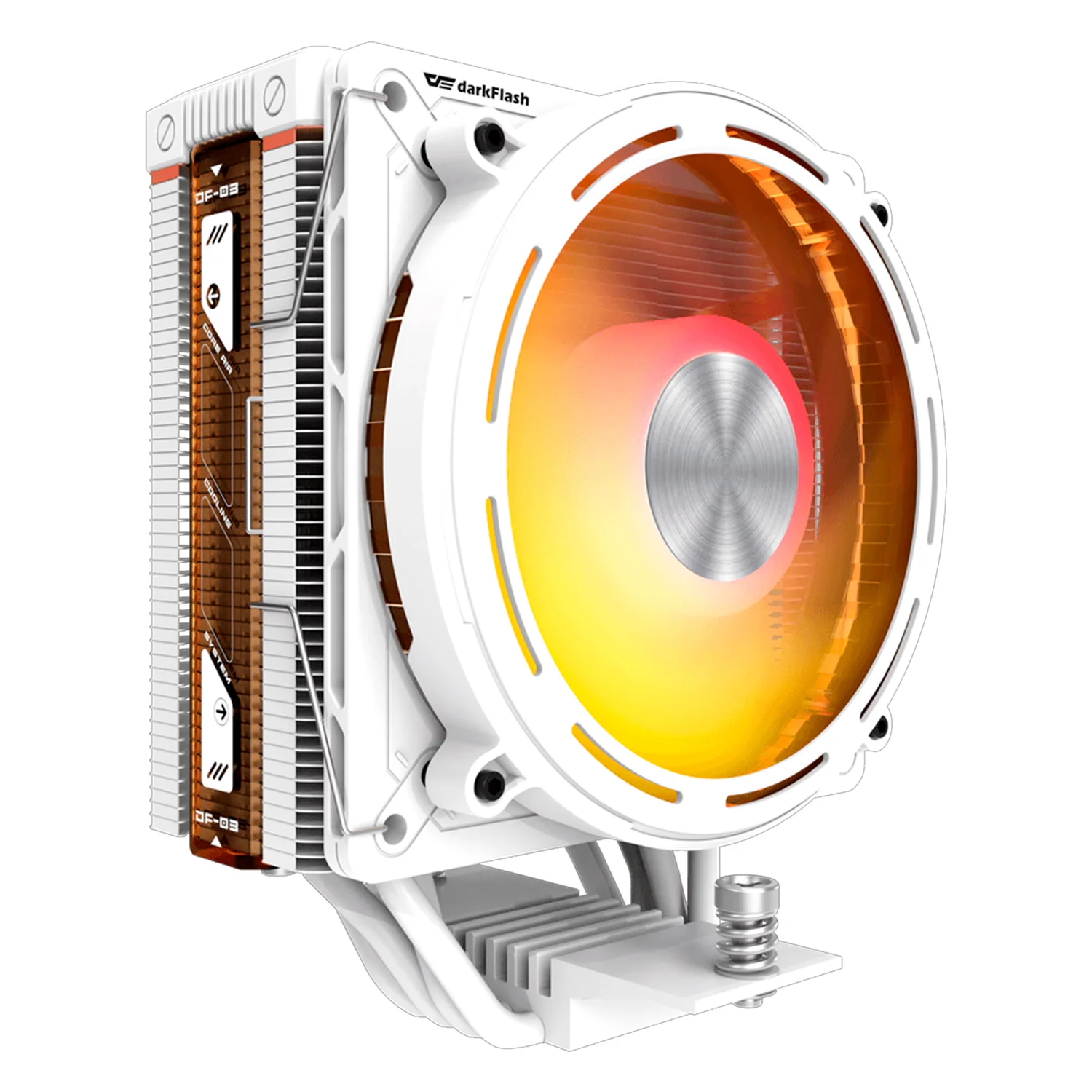 Cooler para Processador darkFlash Explore E400 ARGB - Branco