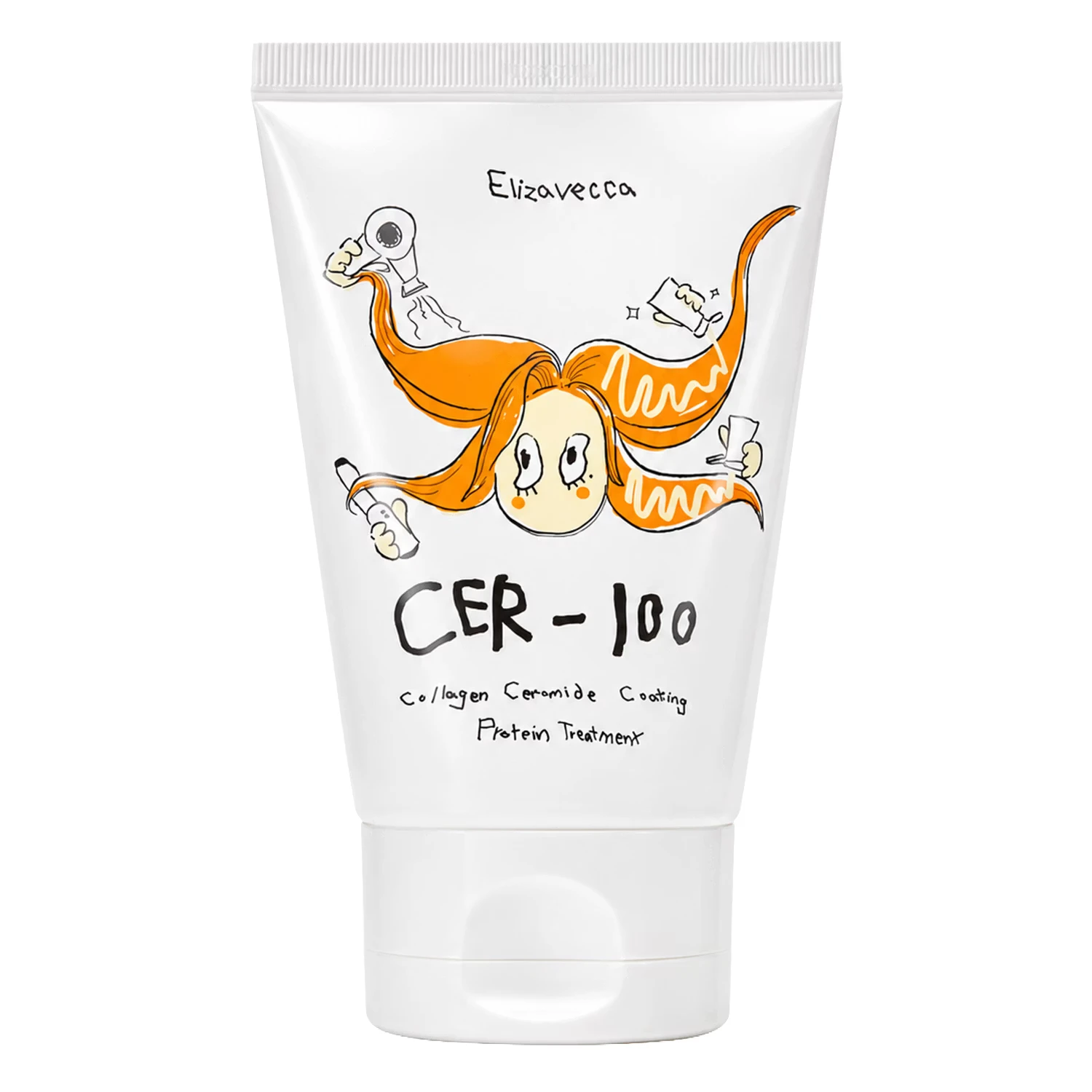 Creme Capilar Elizavecca Collagen Ceramide Coating Protein 100ml