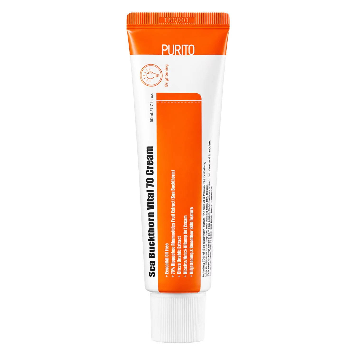 Creme Facial Purito Seoul Sea Buckthorn Vital 70 Cream 50ml