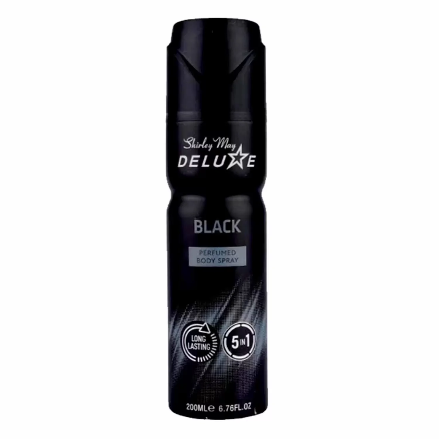 Desodorante Shirley May Deluxe Black Masculino 200ml