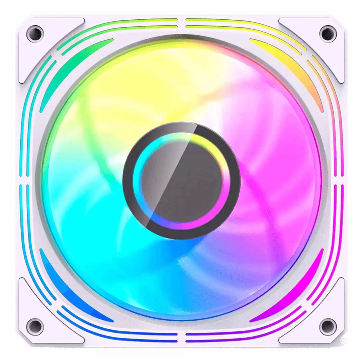 Fan para Gabinete Aigo darkFlash INF24T ARGB - Branco