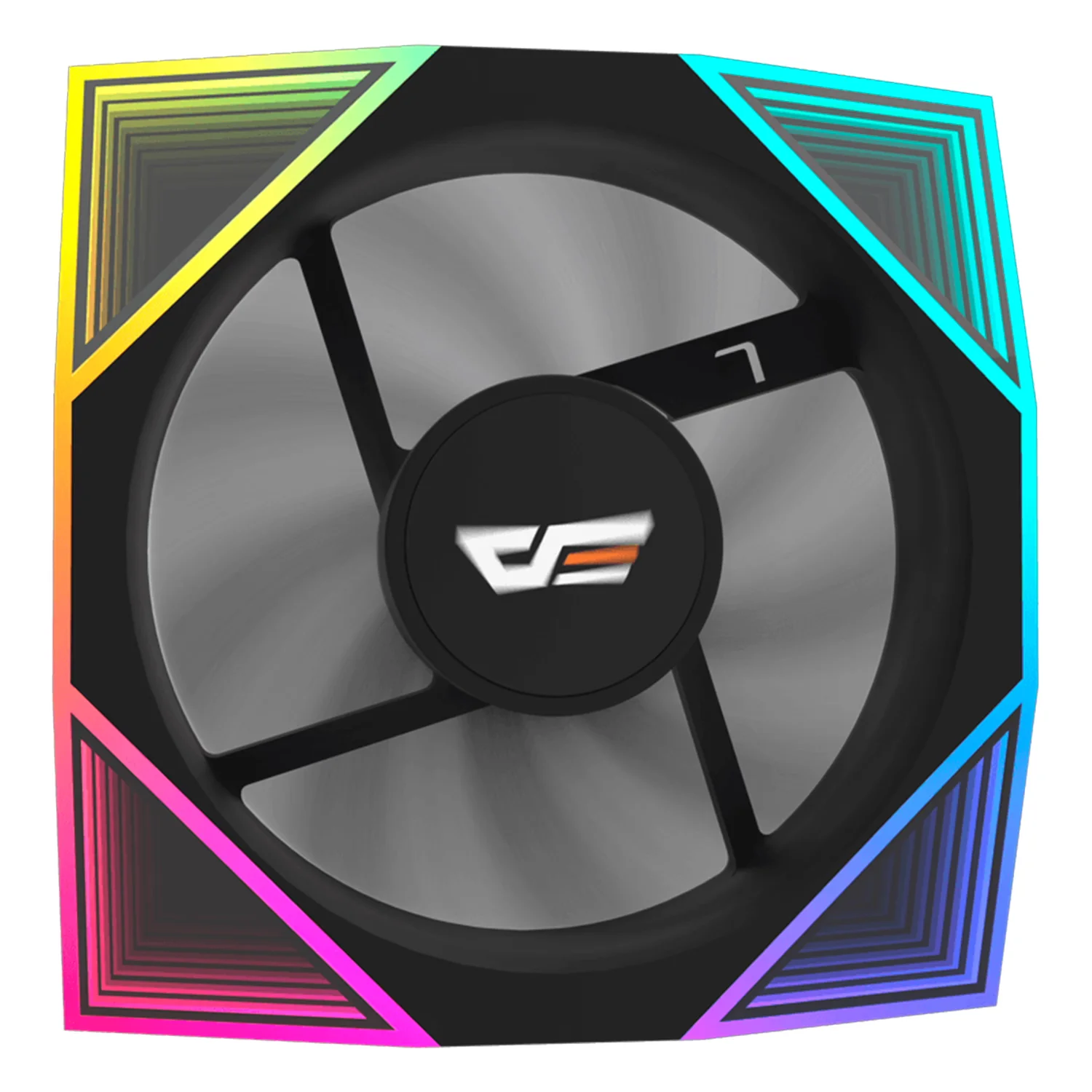 Fan para Gabinete darkFlash DM18 Single ARGB - Preto