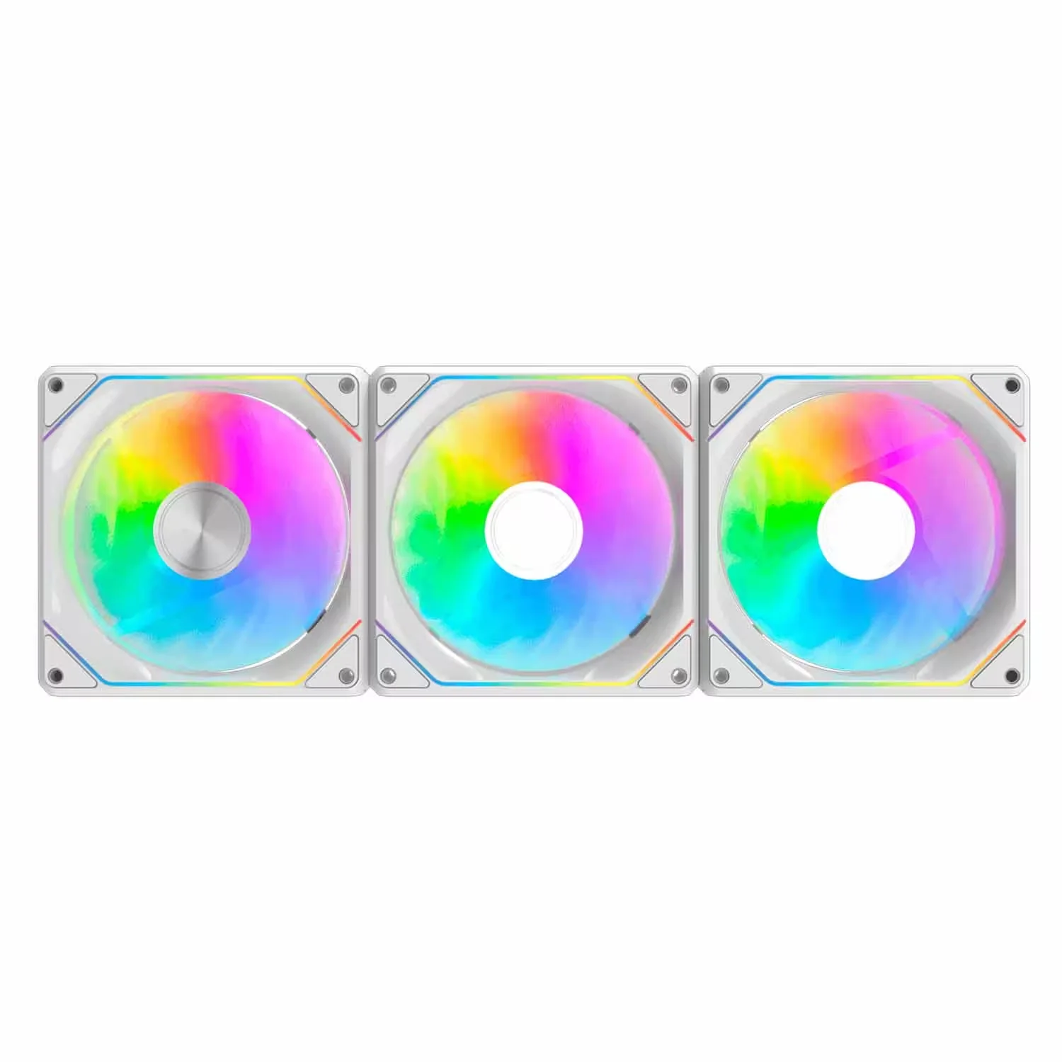 Fan para Gabinete darkFlash G24 120mm RGB 3 em 1 - Branco